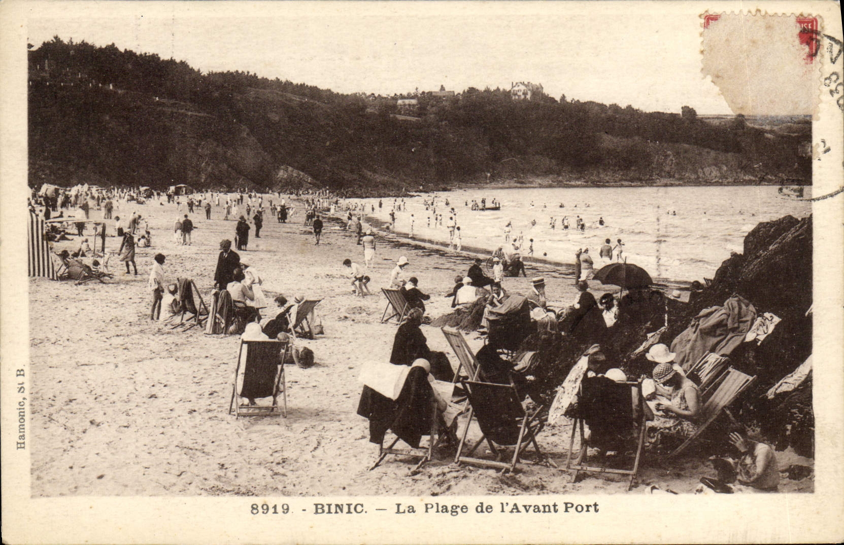 CPA BINIC plage de l'Avant-Port