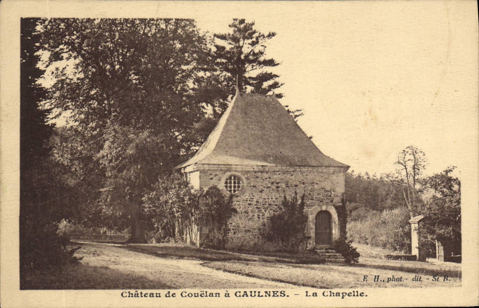 CPA château de Couëlan à CAULNES