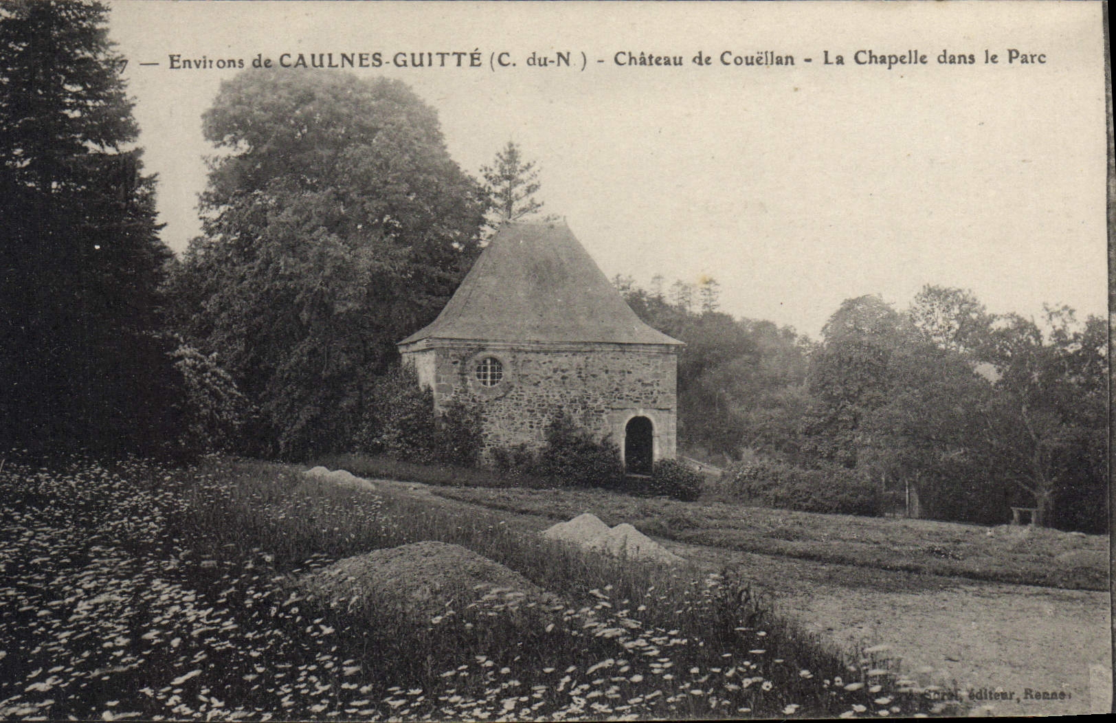 CPA château de Couëlan à CAULNES-GUITTE
