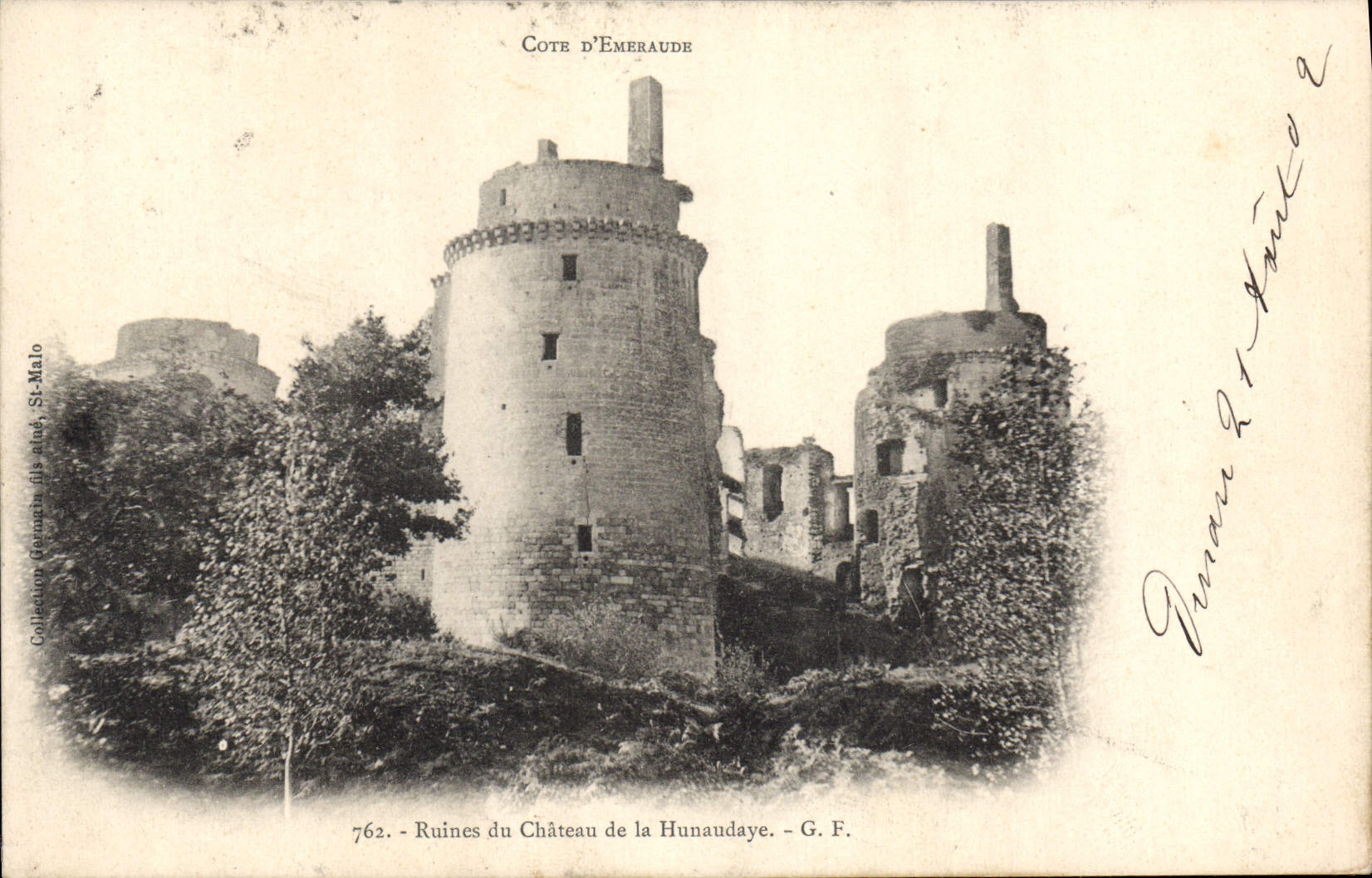 CPA château de la HUNAUDAYE
