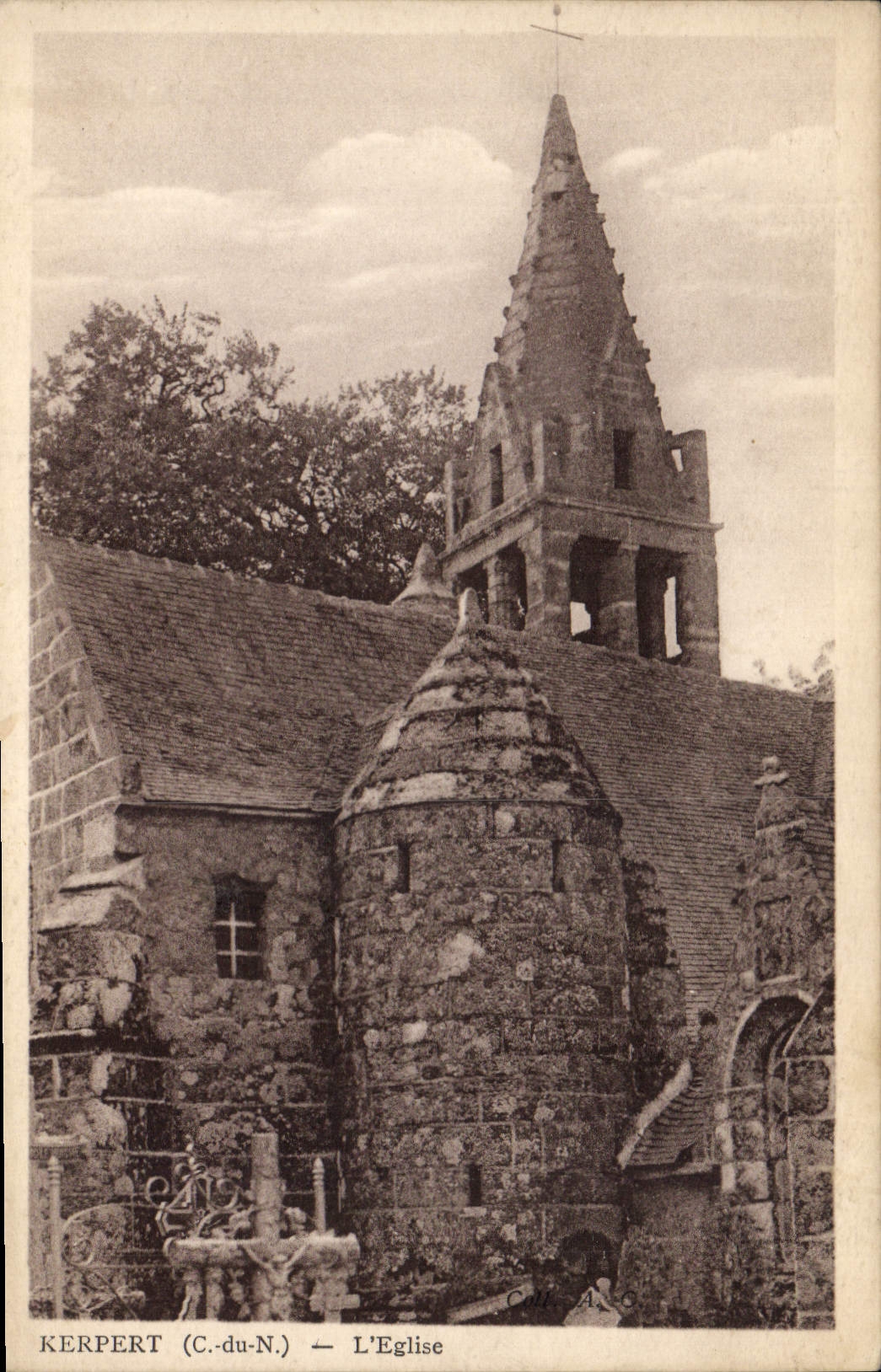 CPA KERPERT église