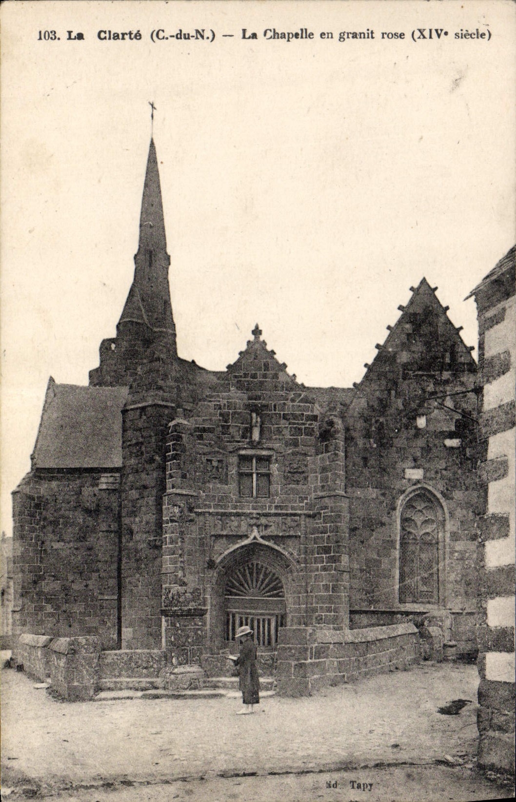 CPA LA CLARTE chapelle granit rose