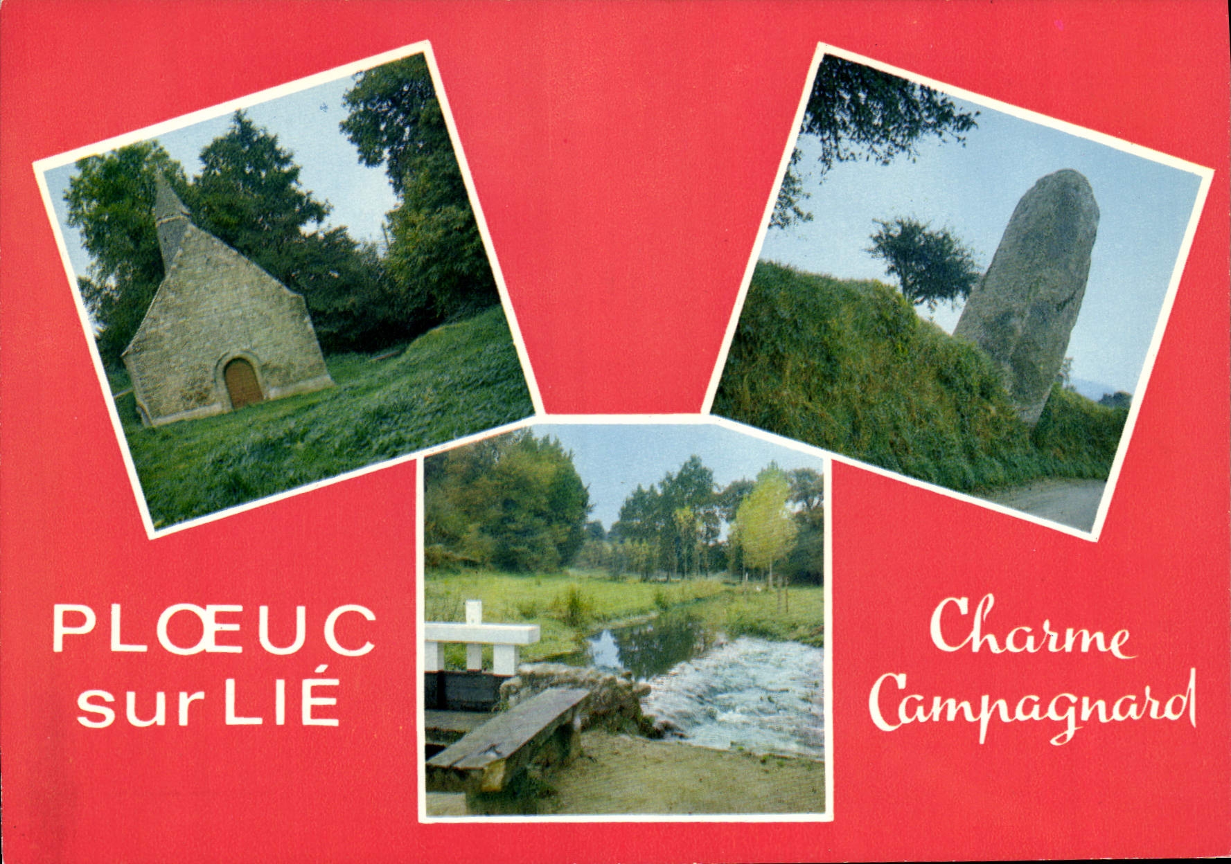 CPSM PLOUEUC sur LIE charme campagnard