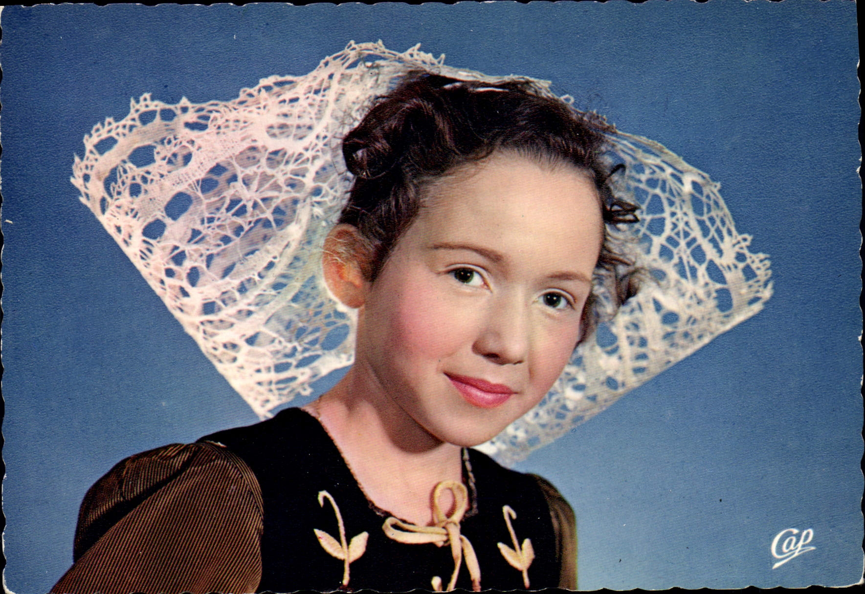 CPSM coiffe du TREGOR folklore