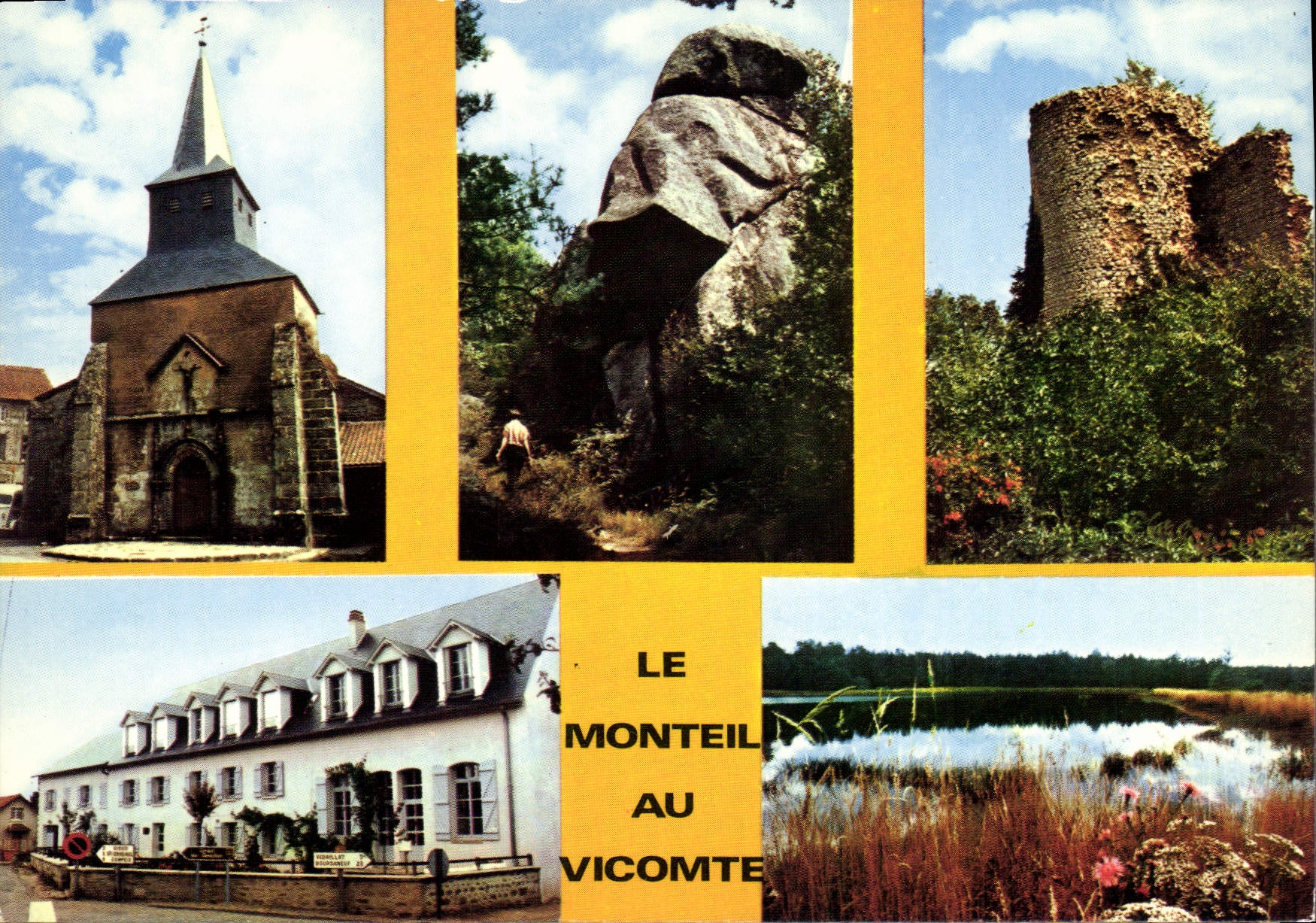 CPSM LE MONTEIL AU VICOMTE