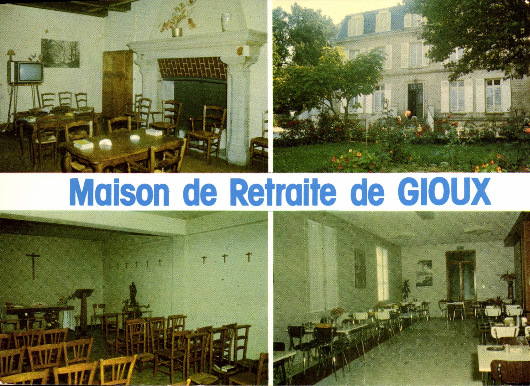 CPSM maison de retraite de GIOUX