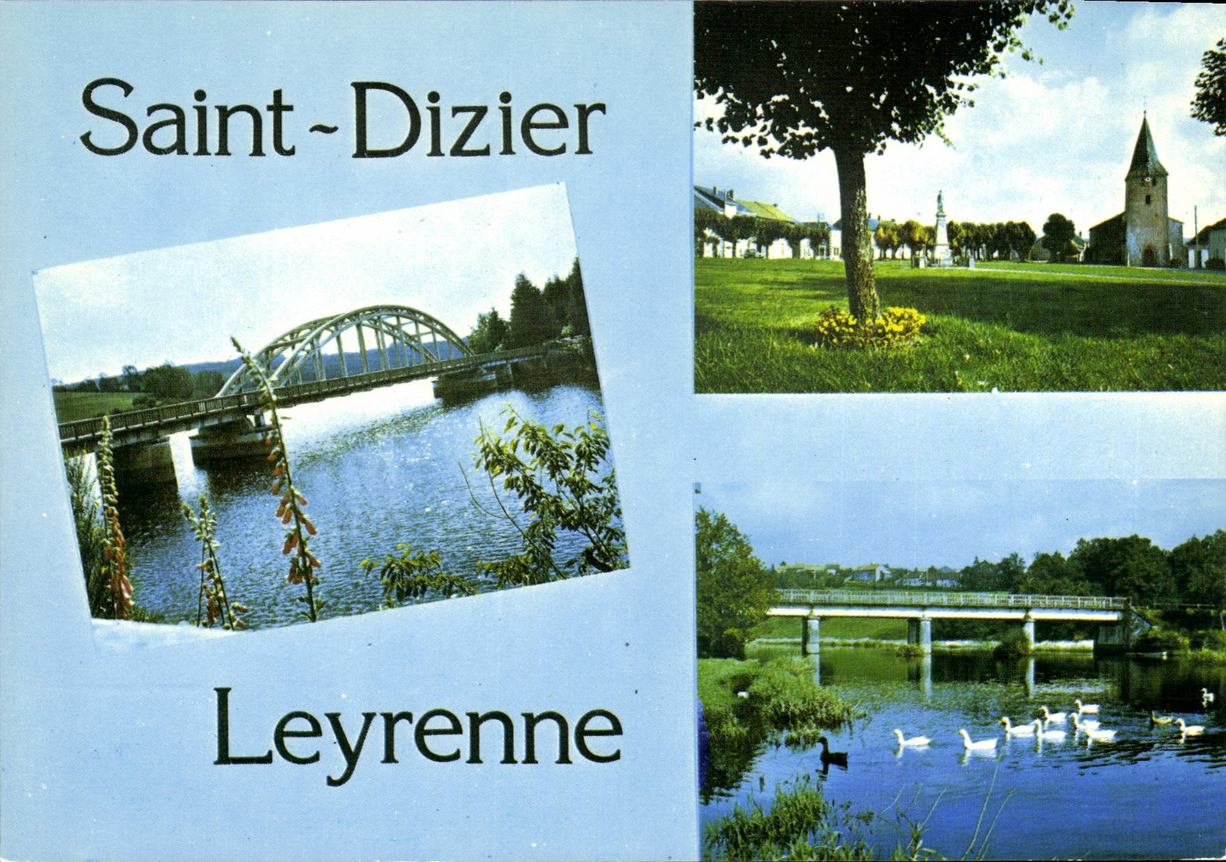 CPSM SAINT-DIZIER LEYRENNE pont Chatelus pont Murat