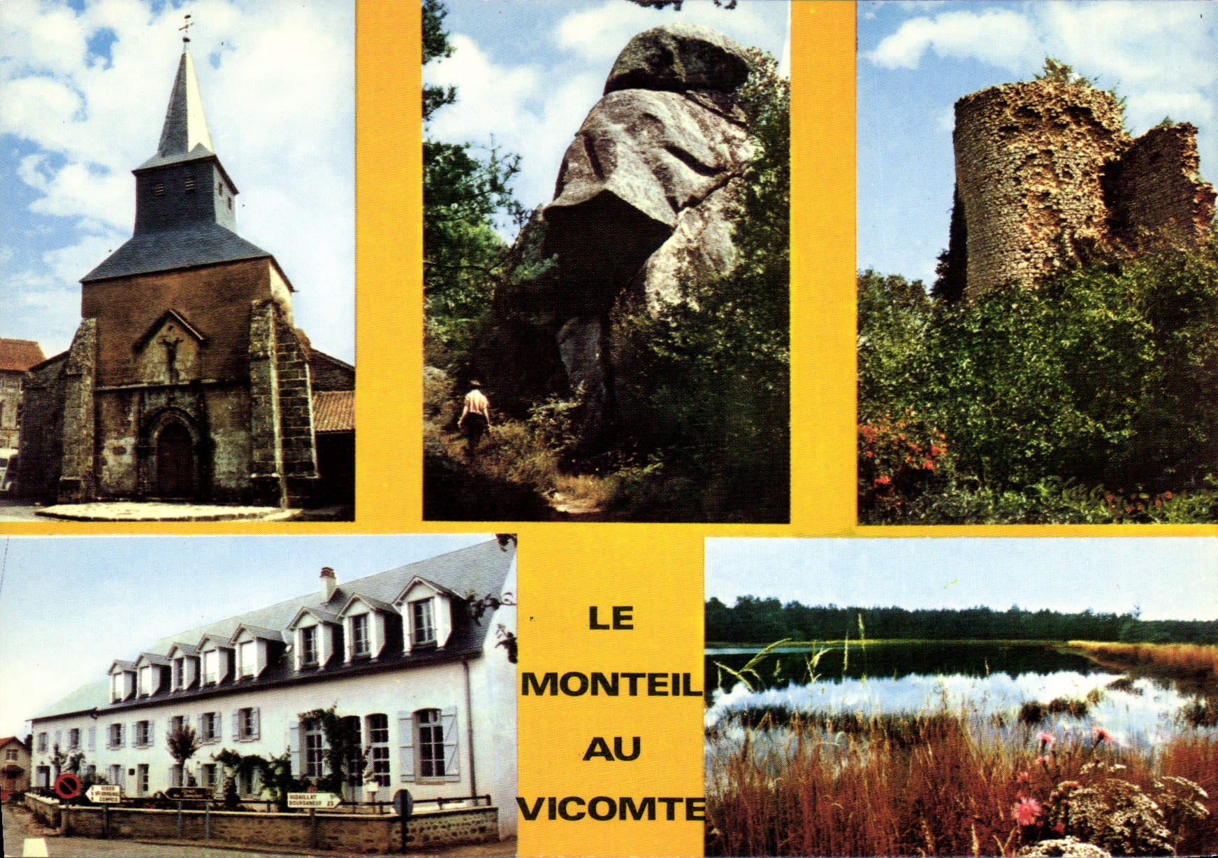 CPSM LE MONTEIL AU VICOMTE