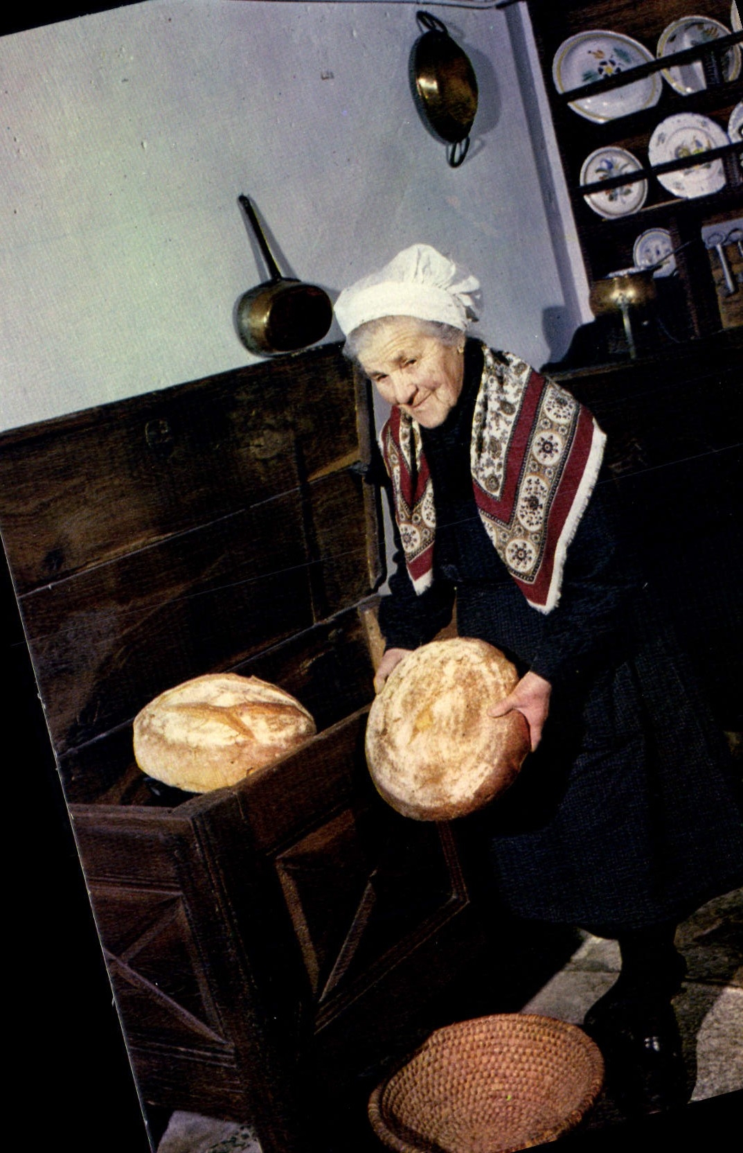 CPSM folklore Marchois Paysanne Creusoise