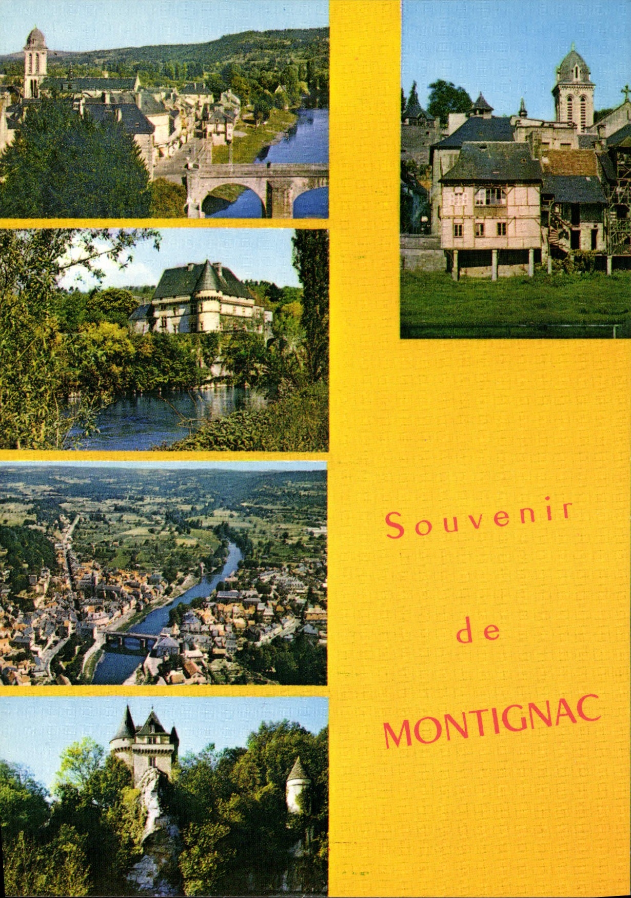 CPSM MONTIGNAC-sur-VEZERE château de Belcayre château de Losse