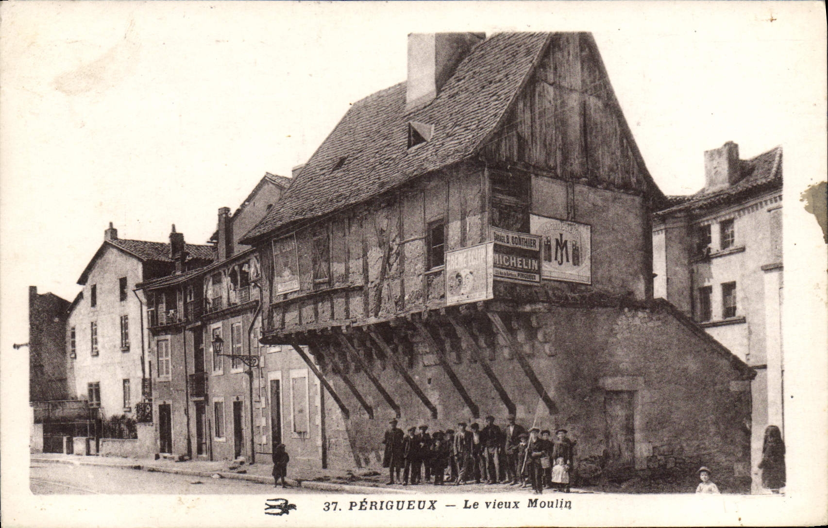 CPA PERIGUEUX vieux moulin