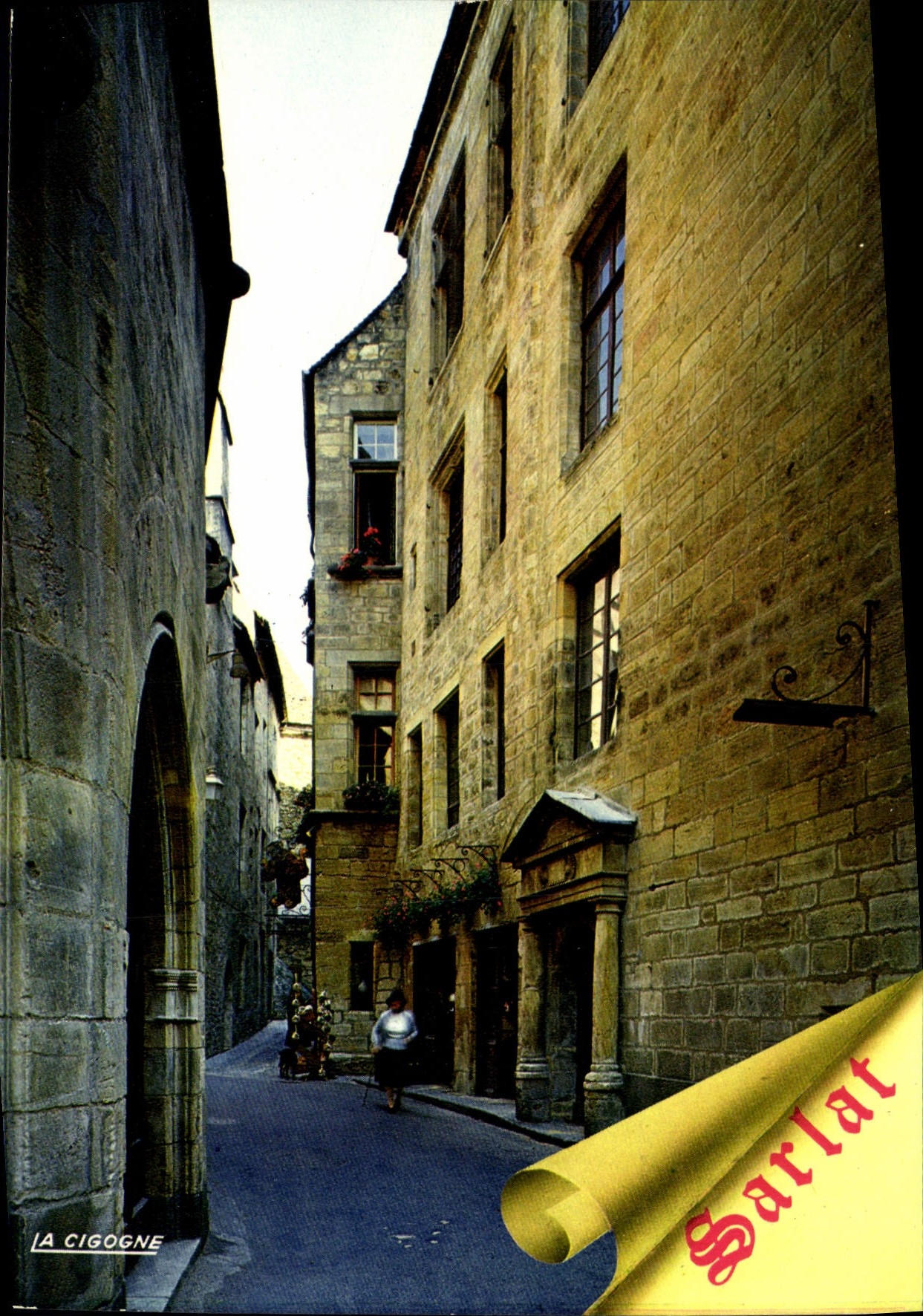 CPSM SARLAT maison des consuls Hôtel Selve de Plamon