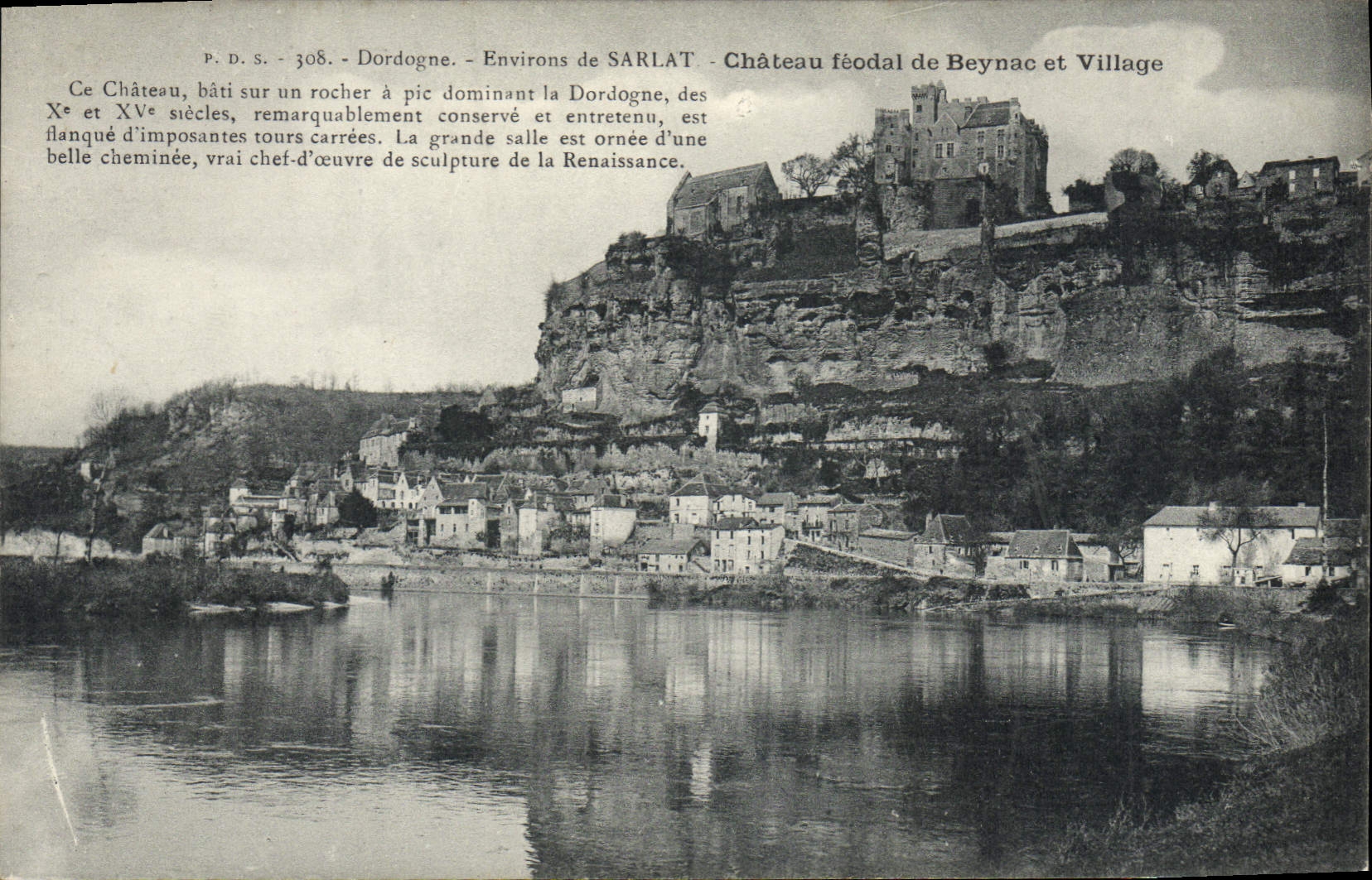 CPA château de BEYNAC et village près SARLAT
