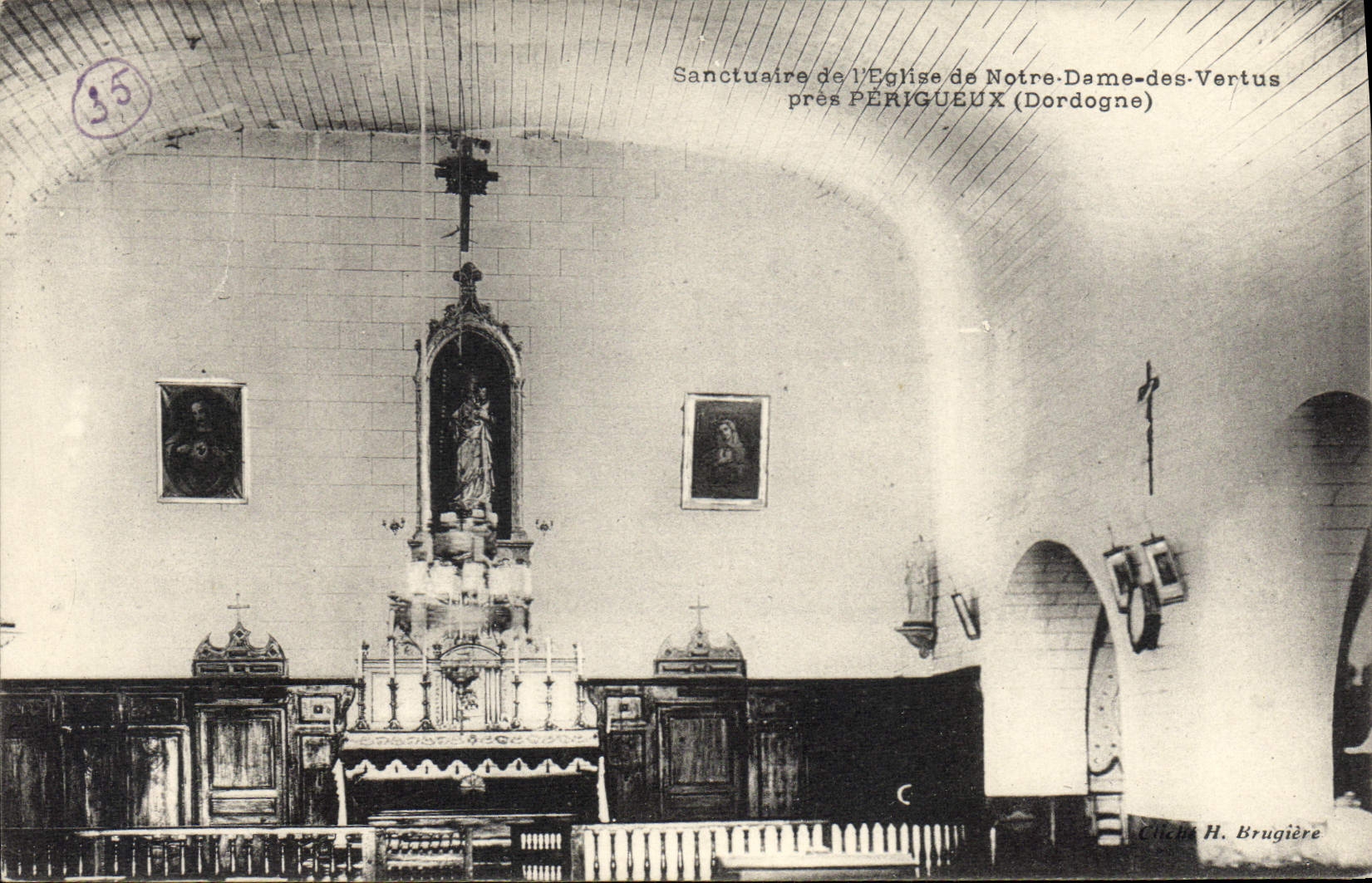 CPA église Notre-Dame-des-Vertus près PERIGUEUX