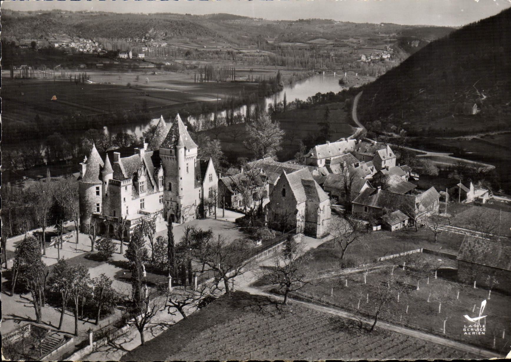 CPSM Les Milandes Le Chateau