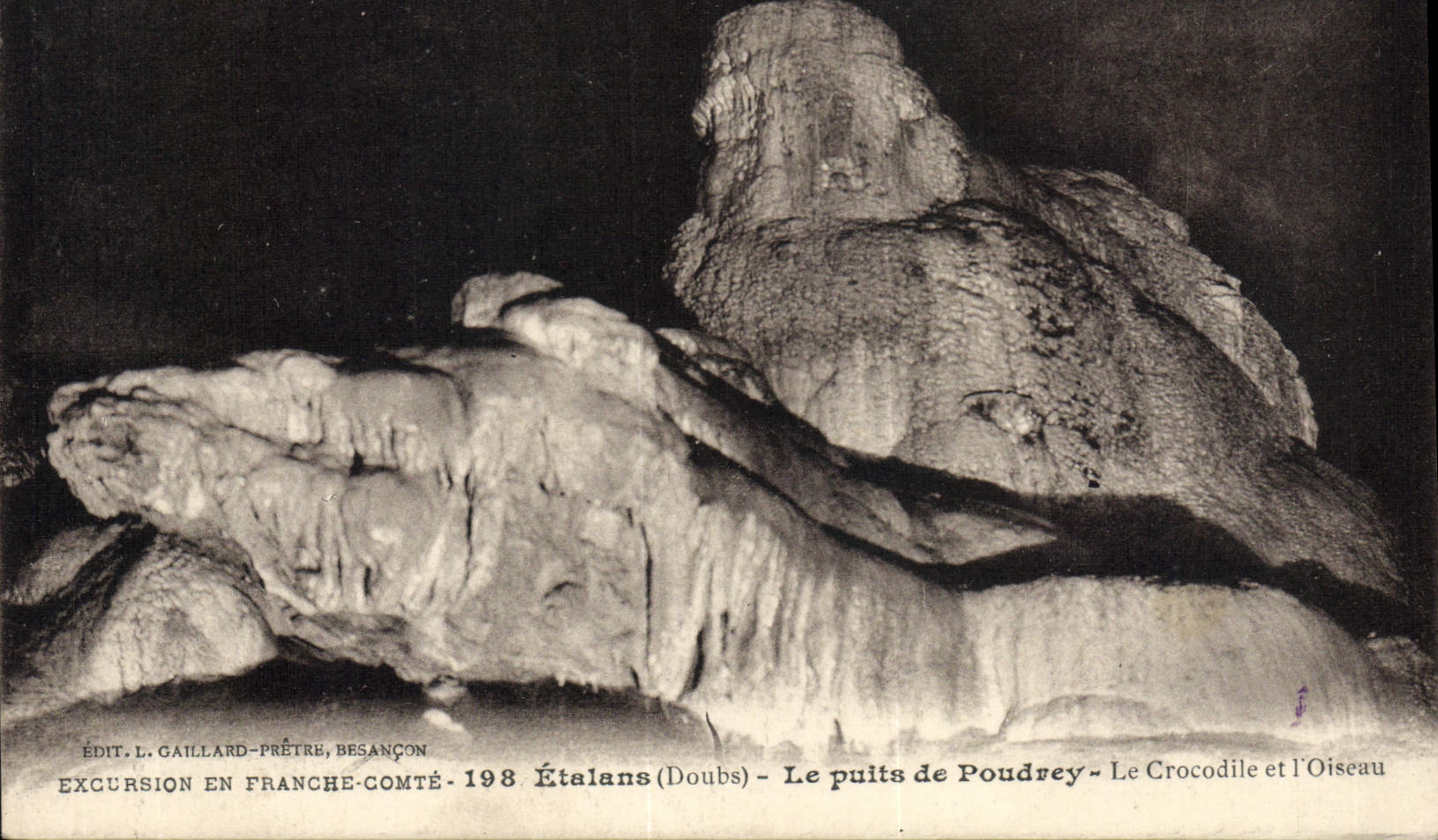 CPA Etalans Le Puits De Poudrey crocodile
