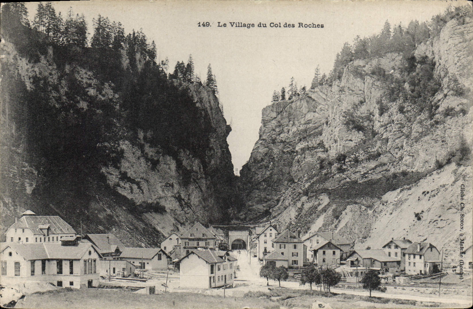 CPA Le Village Du Col Des Roches