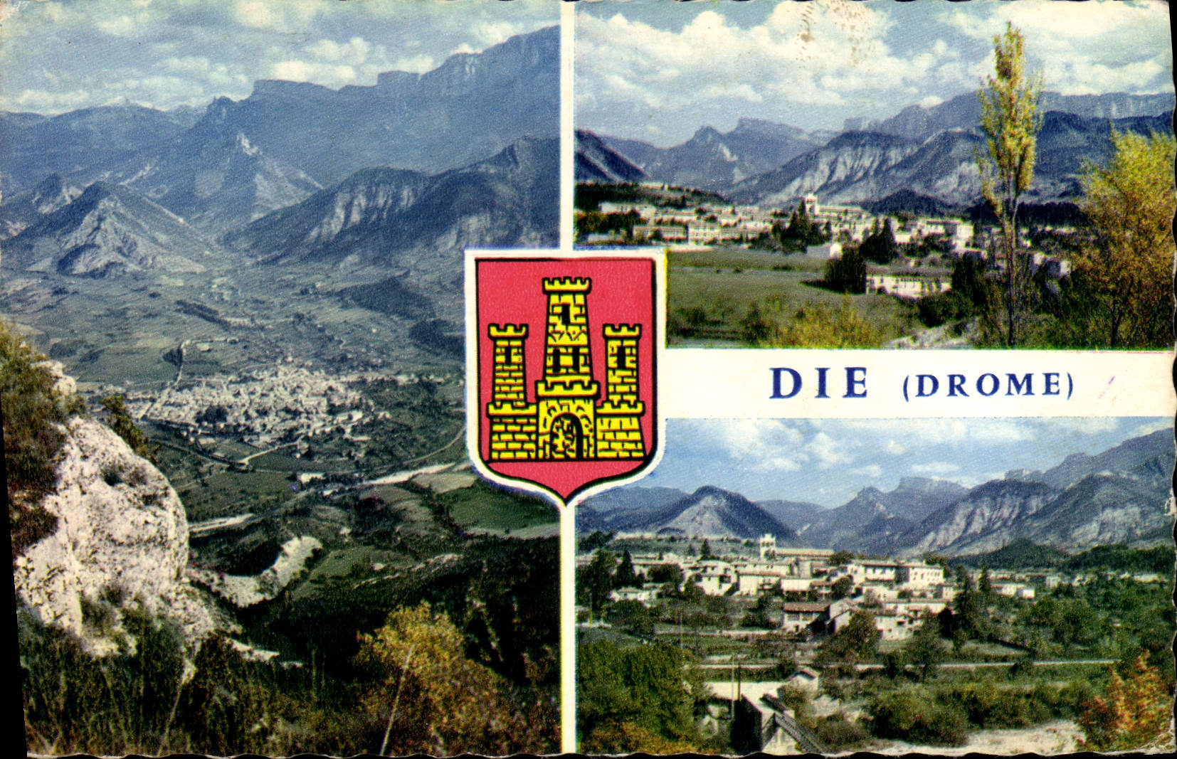 CPA DIE Vue Generale La Drome