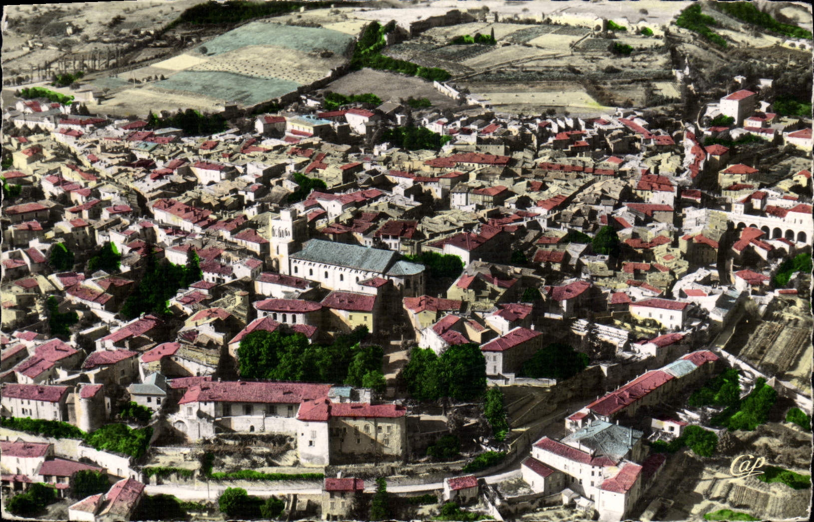 CPA Die Vue Aerienne