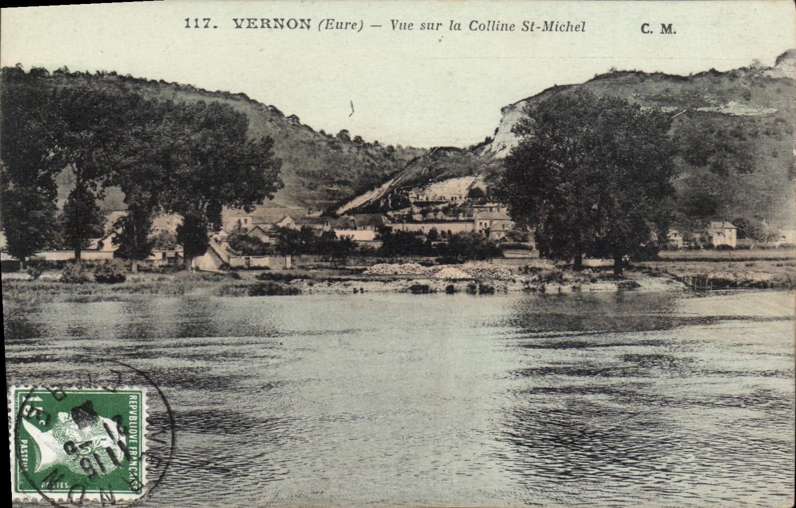 CPA Vernon Vue Sur La Colline St Michel