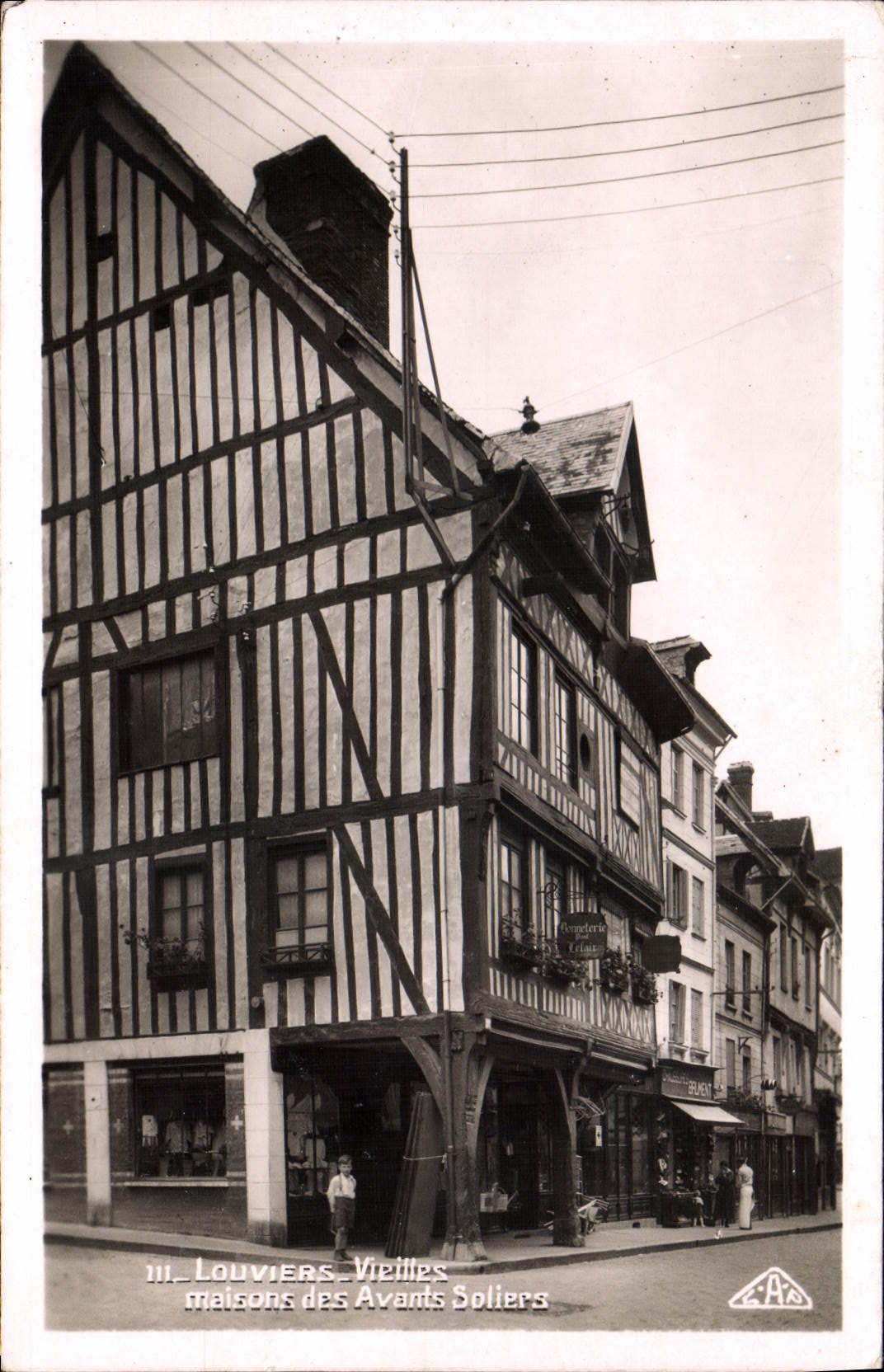 CPA Louviers Vieilles Maisons Des Avants Soliers