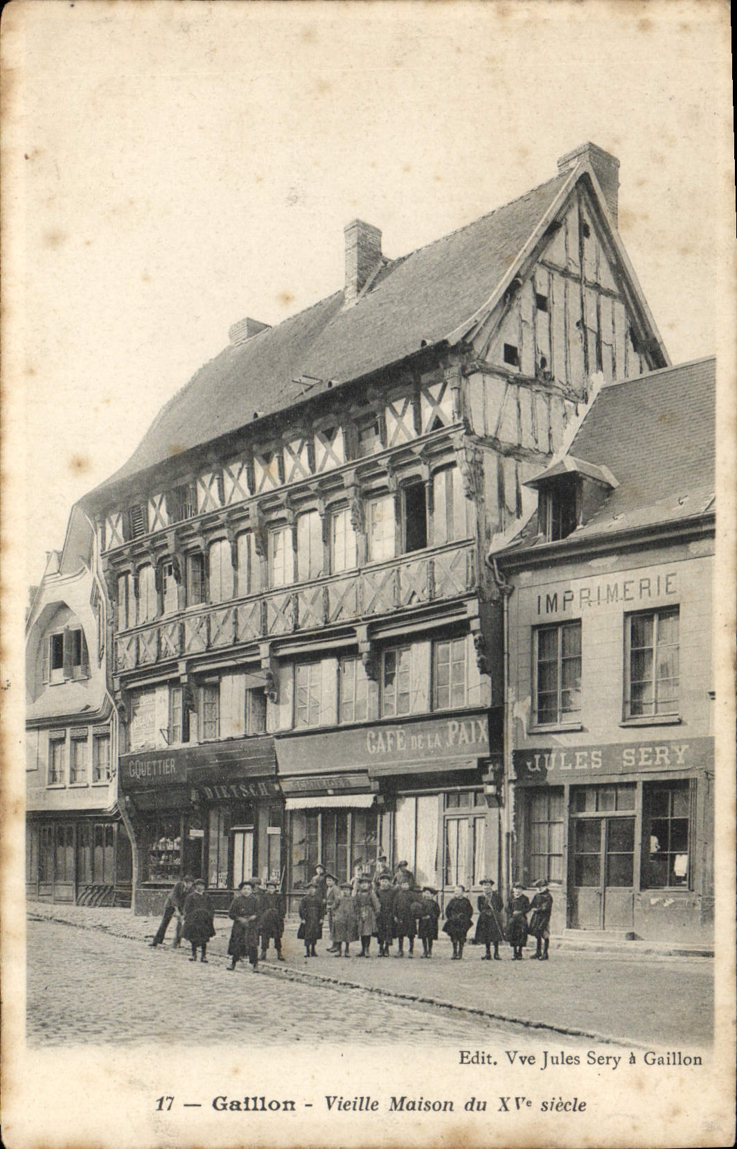 CPA Gaillon Vieille Maison