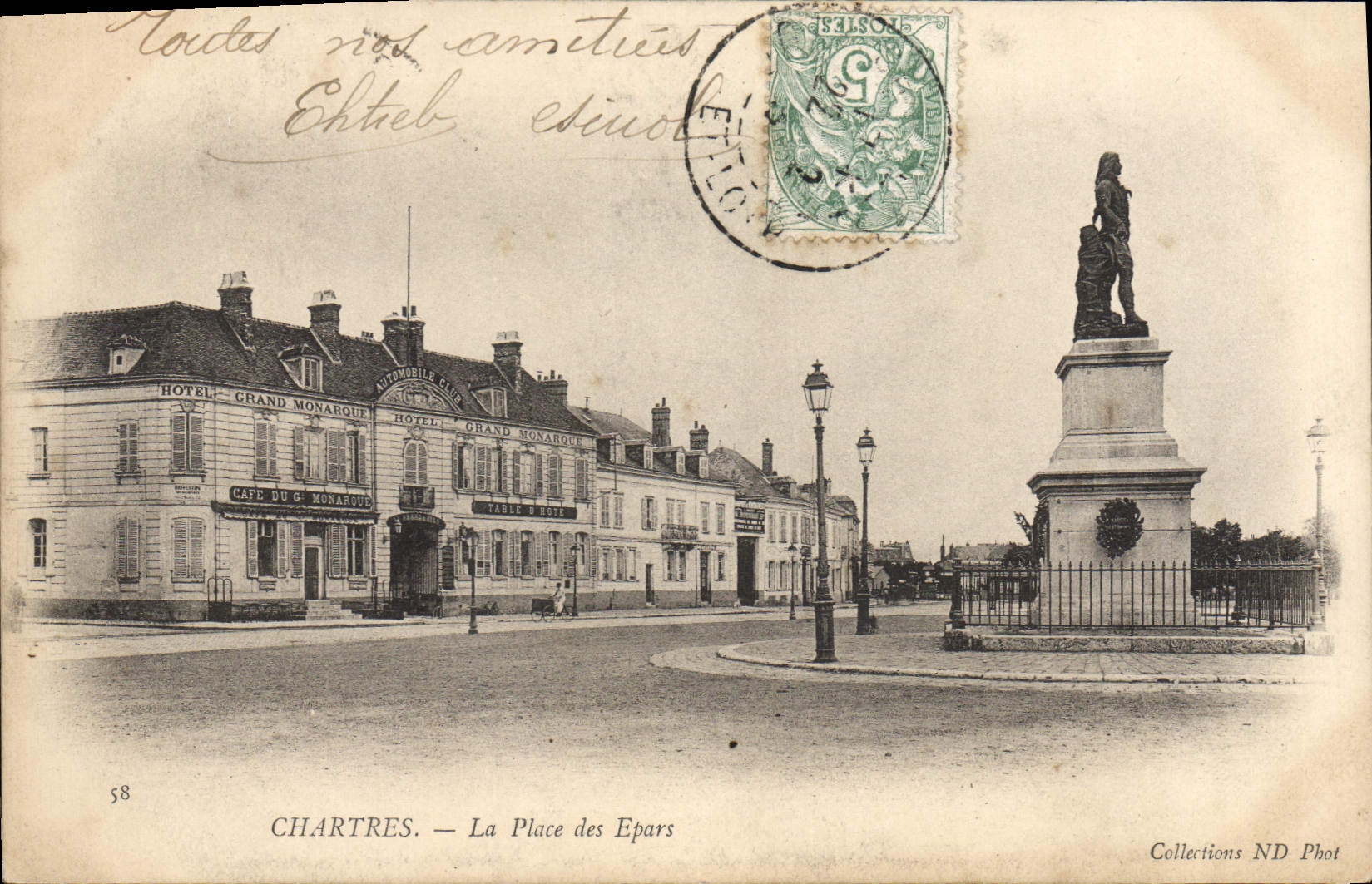 CPA Chartres La Place Des Epars