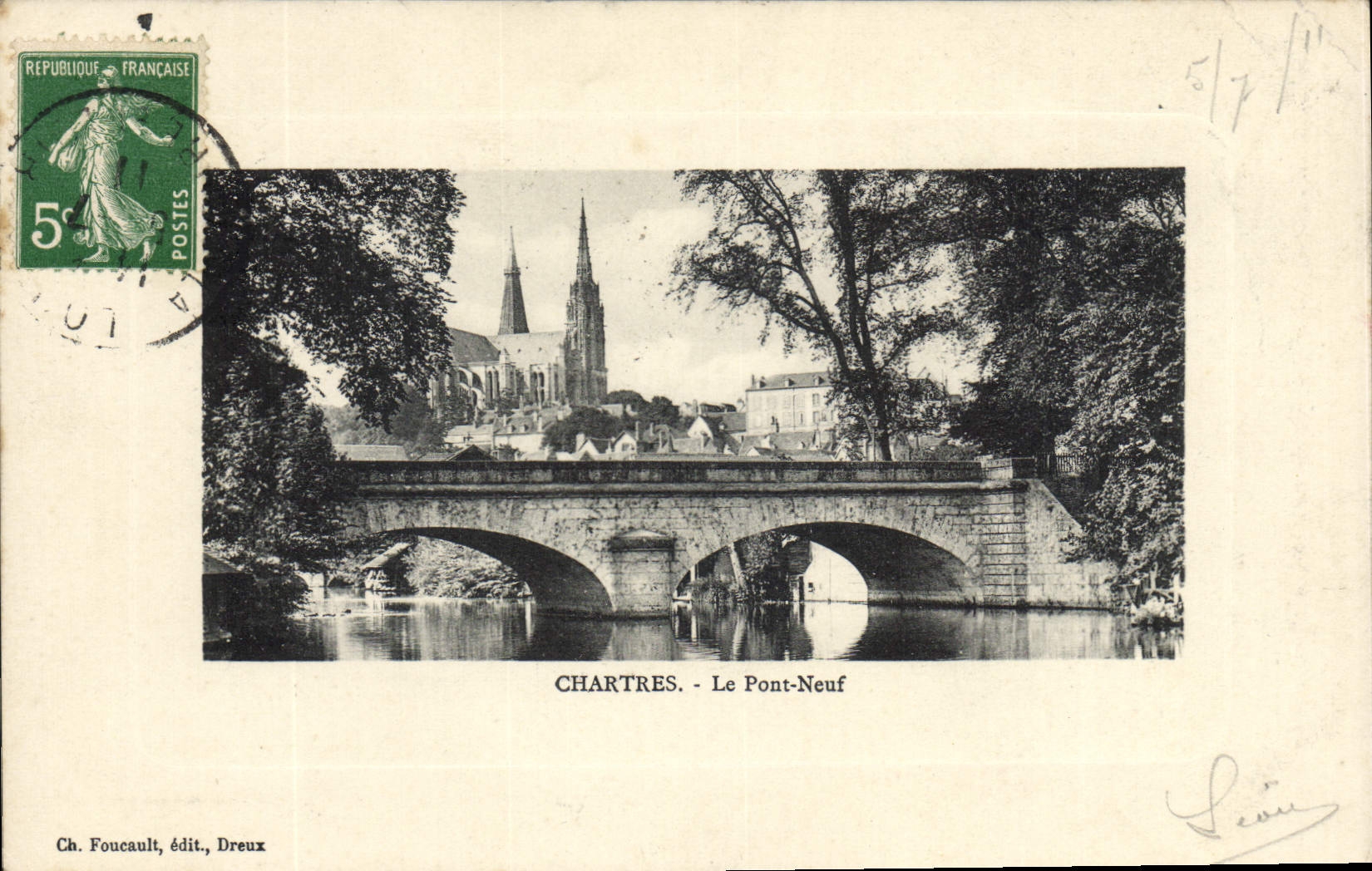 CPA Chartres Le Pont Neuf