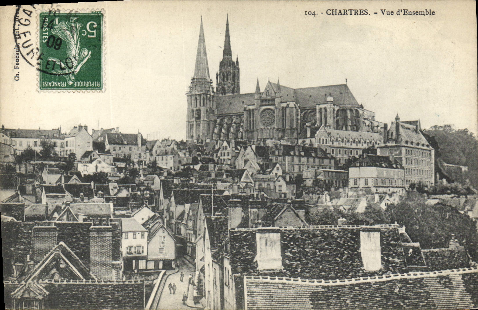 CPA Chartres Vue D'Ensemble