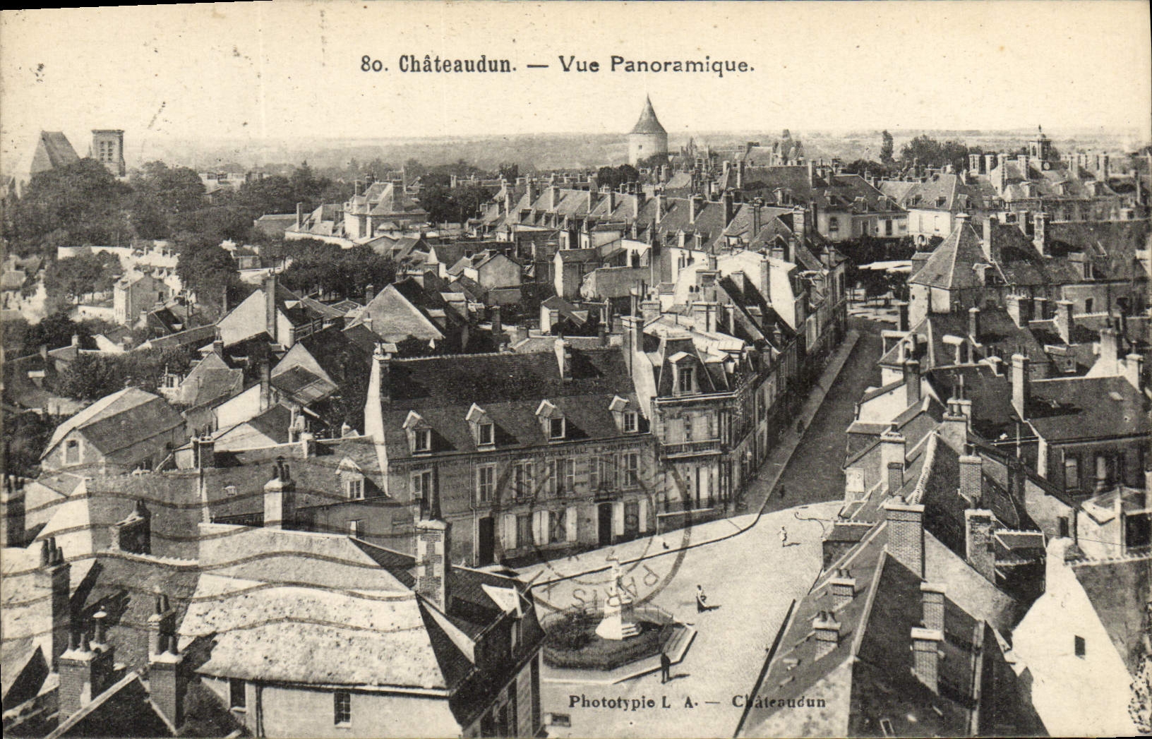 CPA Chateaudun Vue Panoramique
