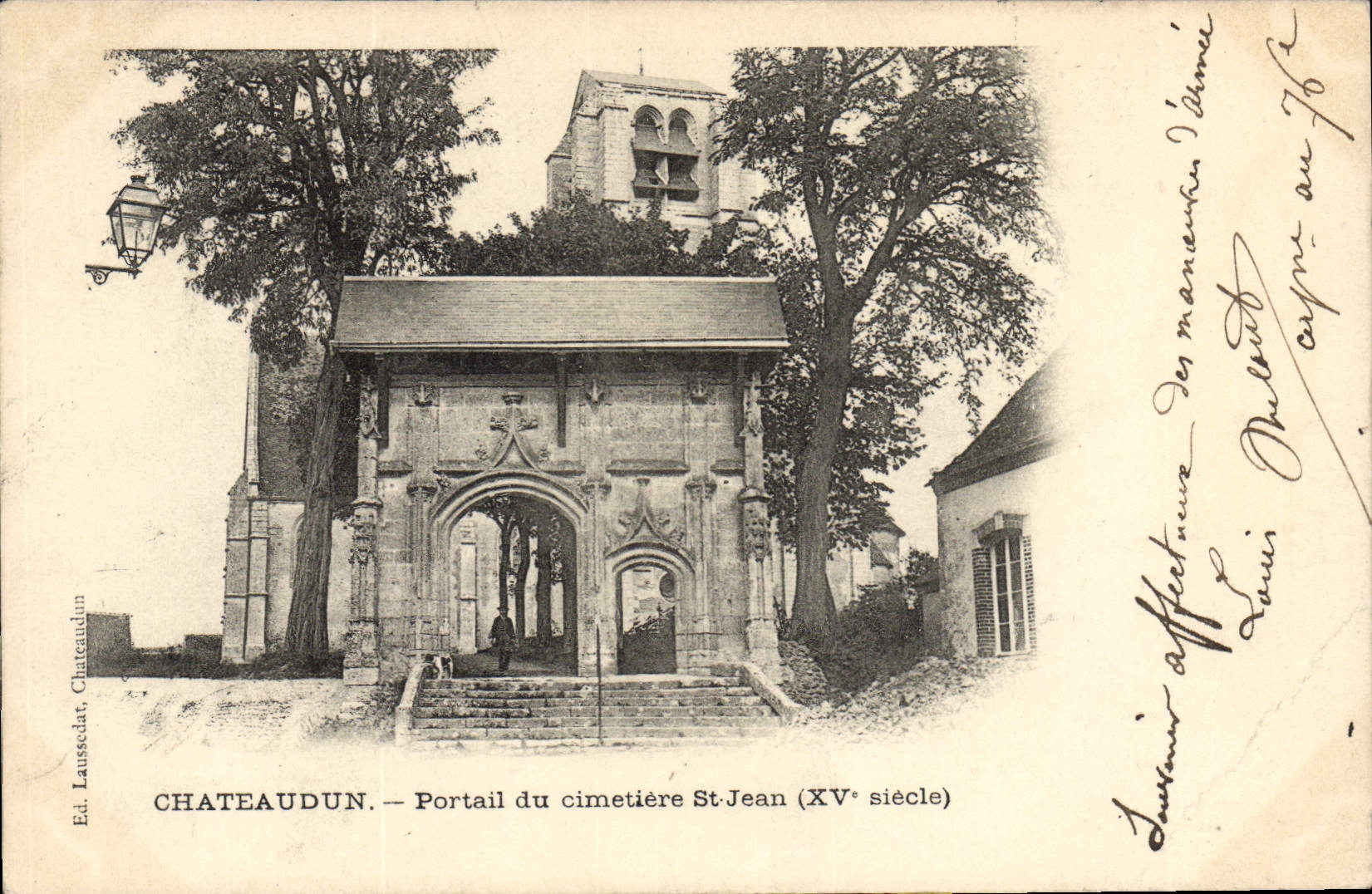 CPA Chateaudun Portail Du Cimetiere St Jean