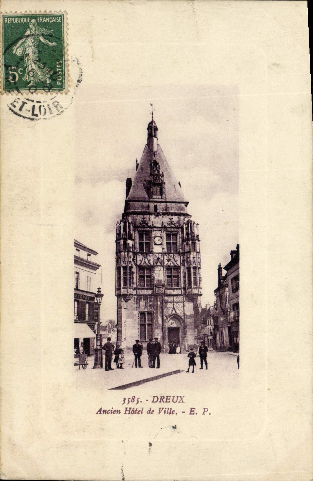 CPA Dreux Ancien Hotel De Ville
