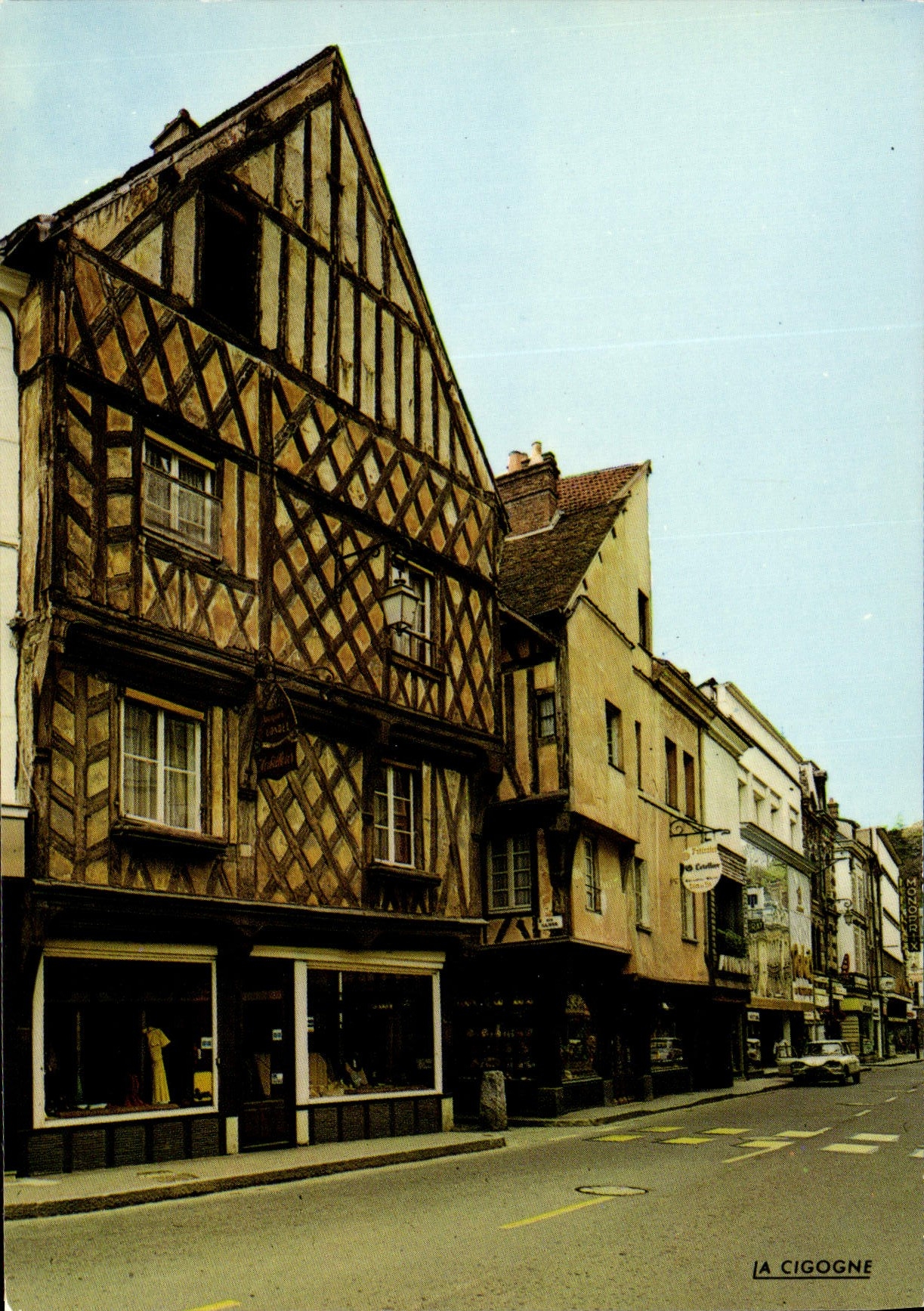 CPSM Dreux Vieilles Maisons Grande Rue