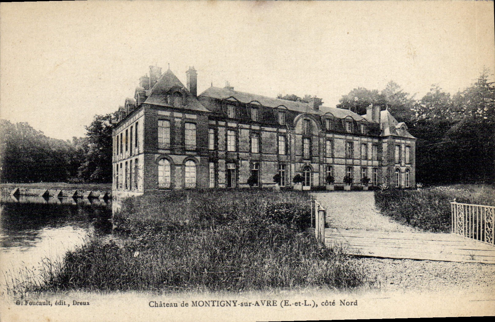 CPA Chateau De Montigny Sur Avre