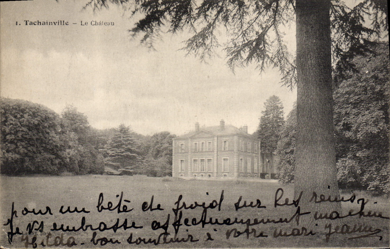 CPA Tachainvillle Le Chateau