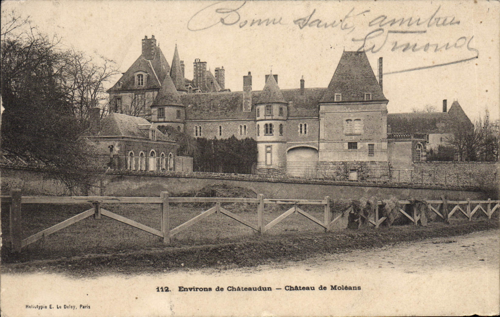 CPA Chateaudun Chateau De Moleans
