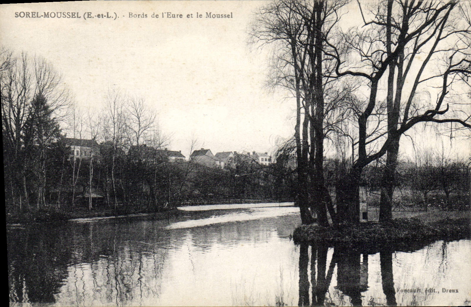 CPA Sorel Moussel Bords De I'Eure Et Le Moussel
