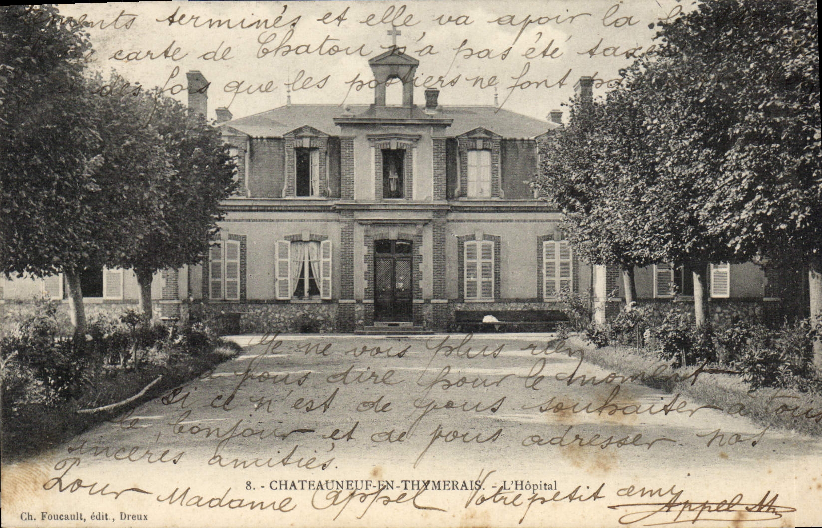 CPA Chateauneuf En Thimerais L'Hopital