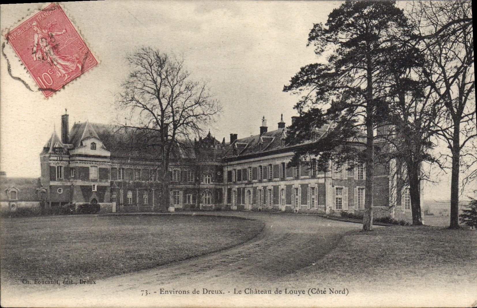 CPA Dreux Le Chateau De Louye