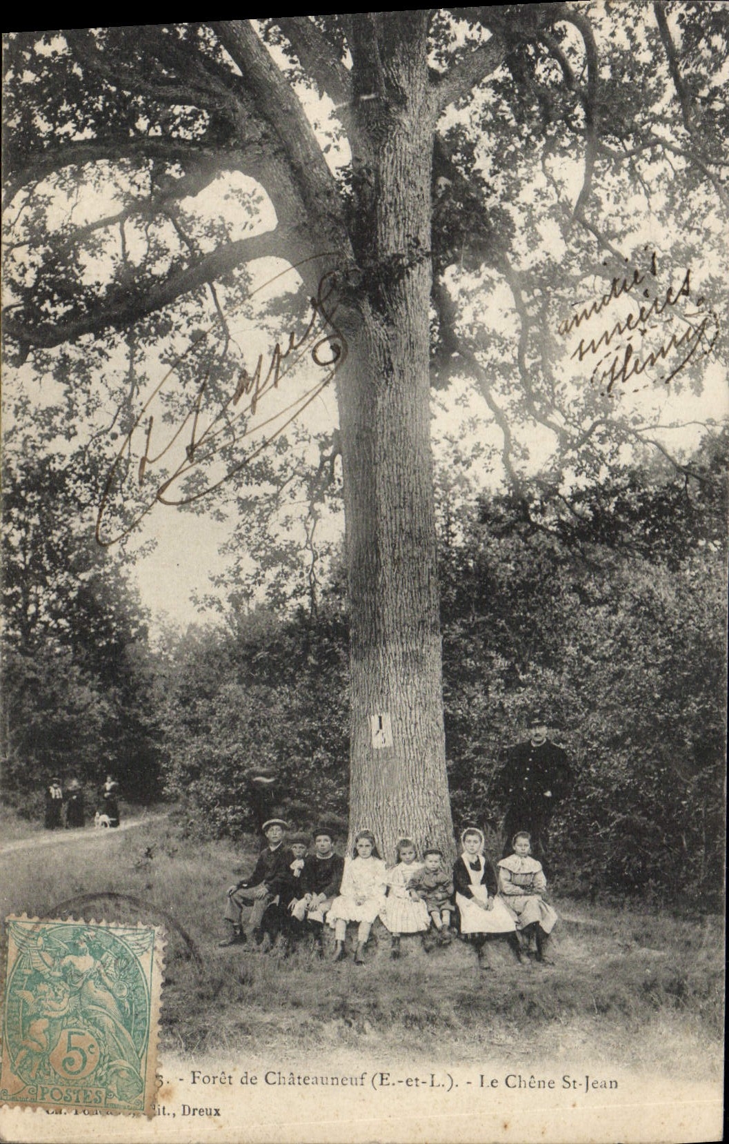 CPA Foret De Chateauneuf Le Chene St Jean