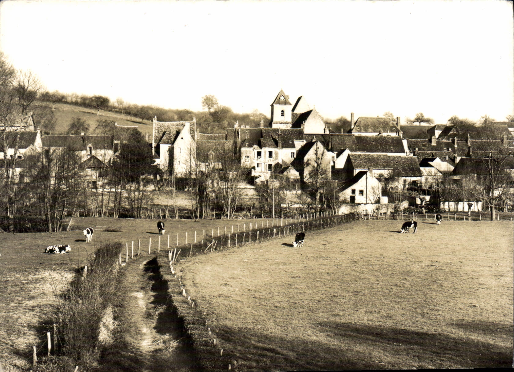 CPSM Souance Au Perche Panorama Pris De La Gare