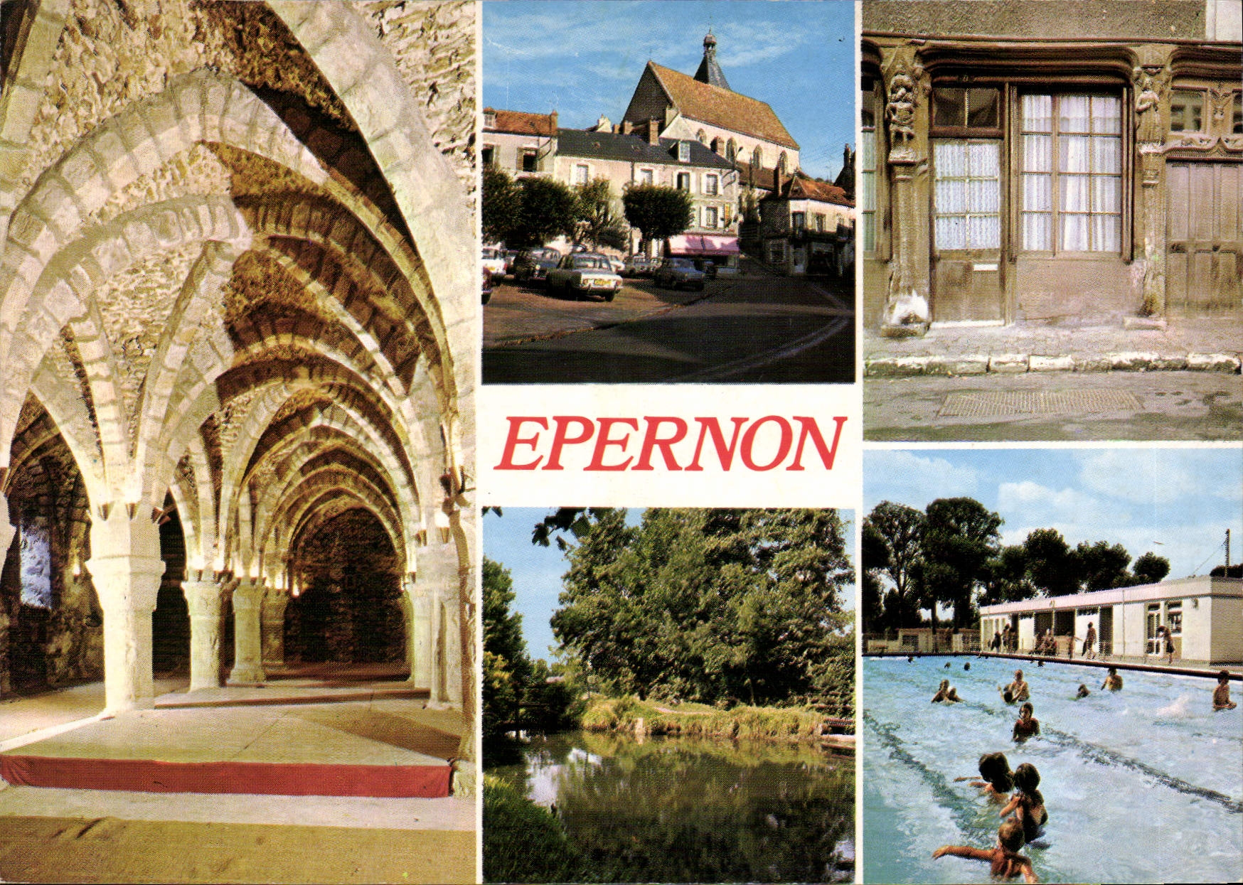 CPSM Epernon Les Pressoirs Le Centre