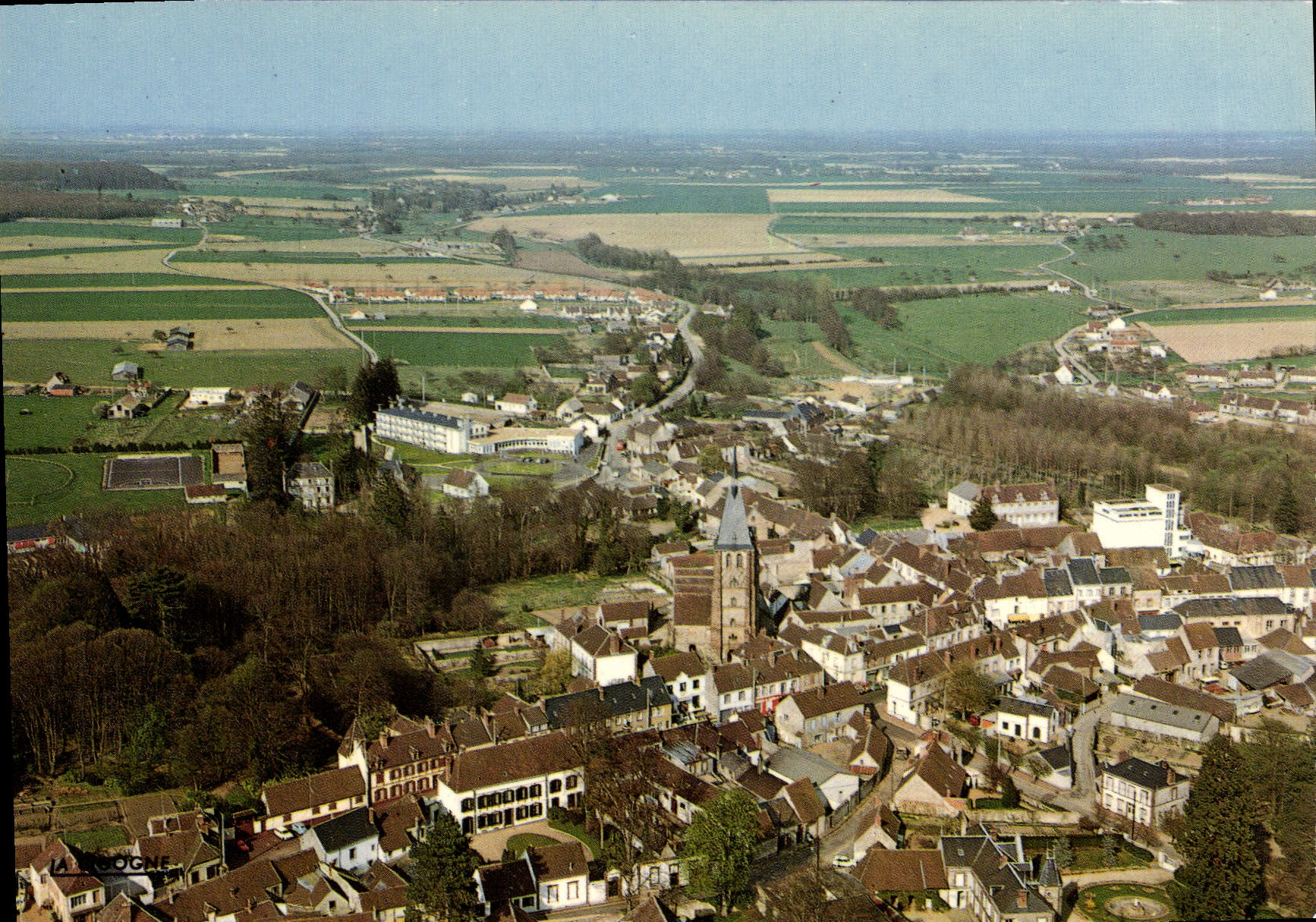 CPSM En Avion Sur Senonches