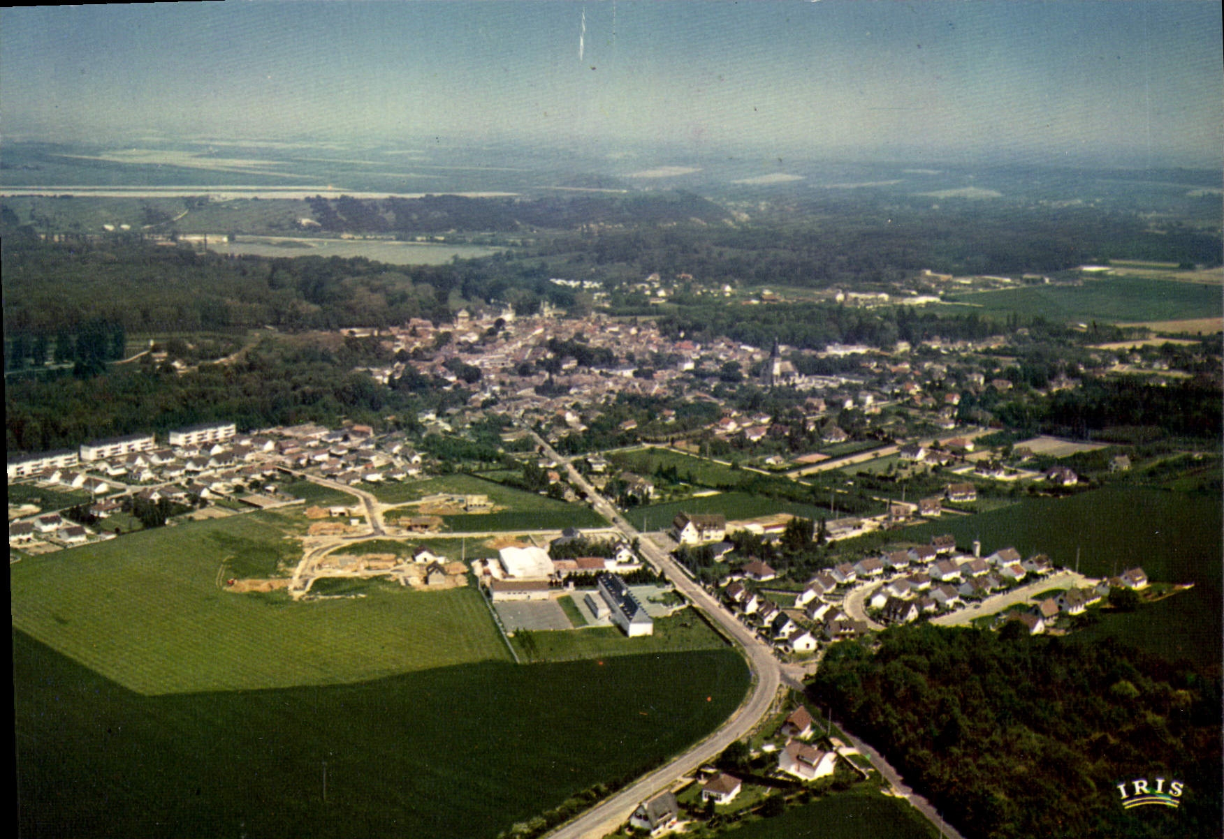 CPSM En Avion Sur Anet