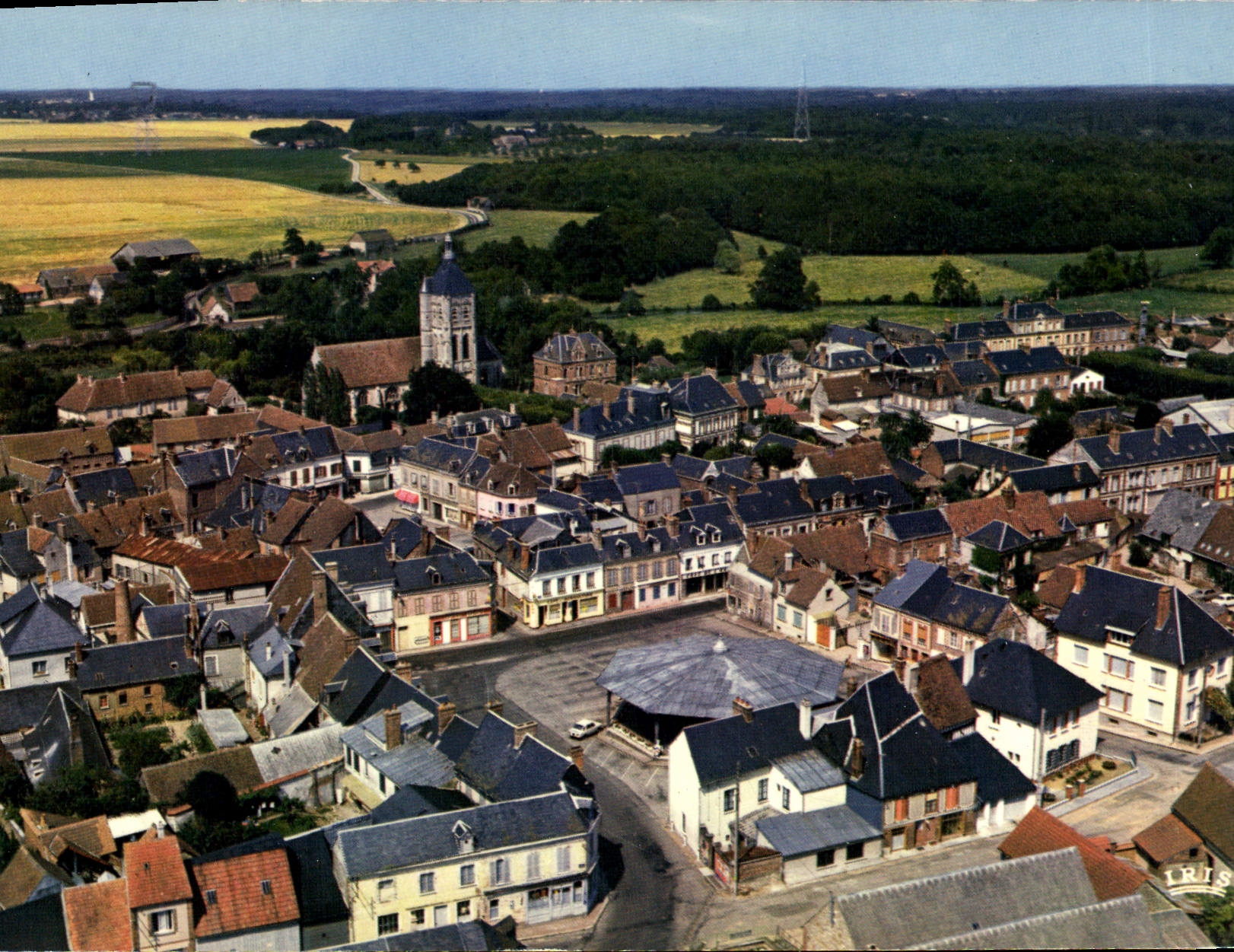CPSM En Avion Sur le château d'Anet