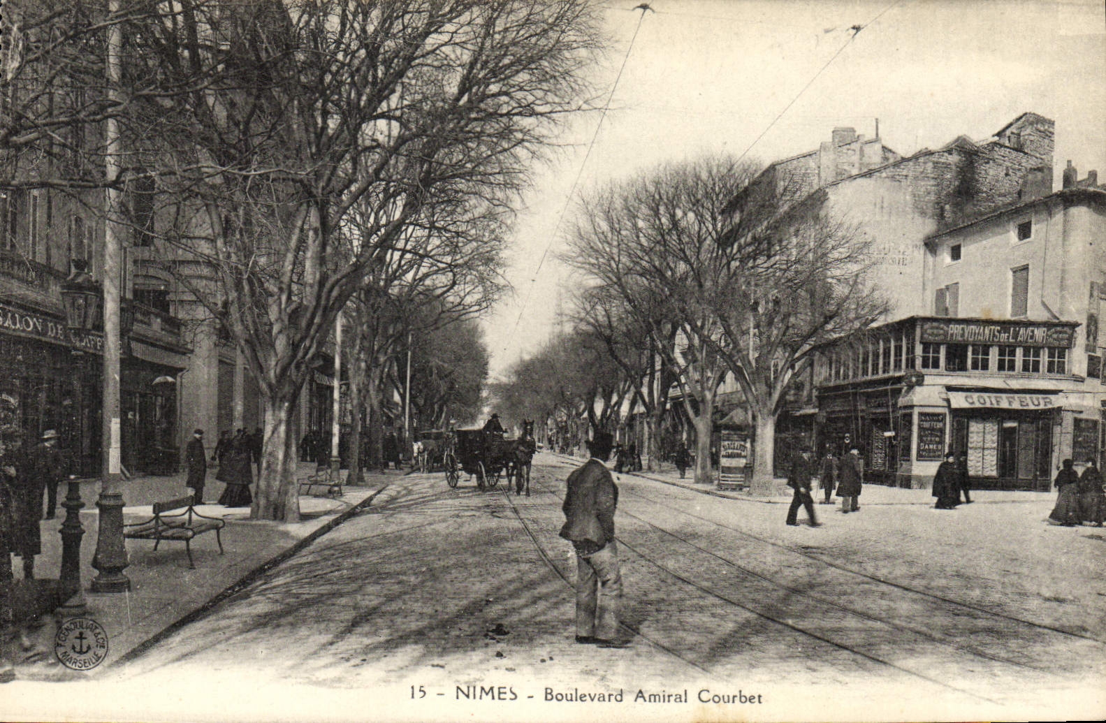 CPA Nimes Boulevard Amiral Courbet