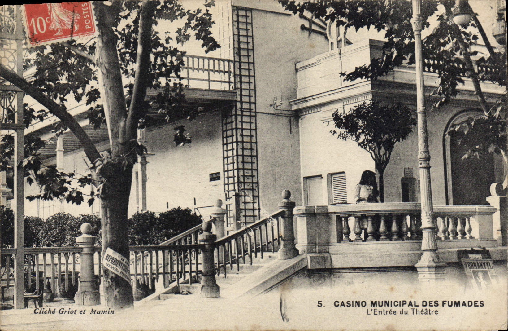 CPA Casino Municipal Des Fumades L'Entree Du Theatre