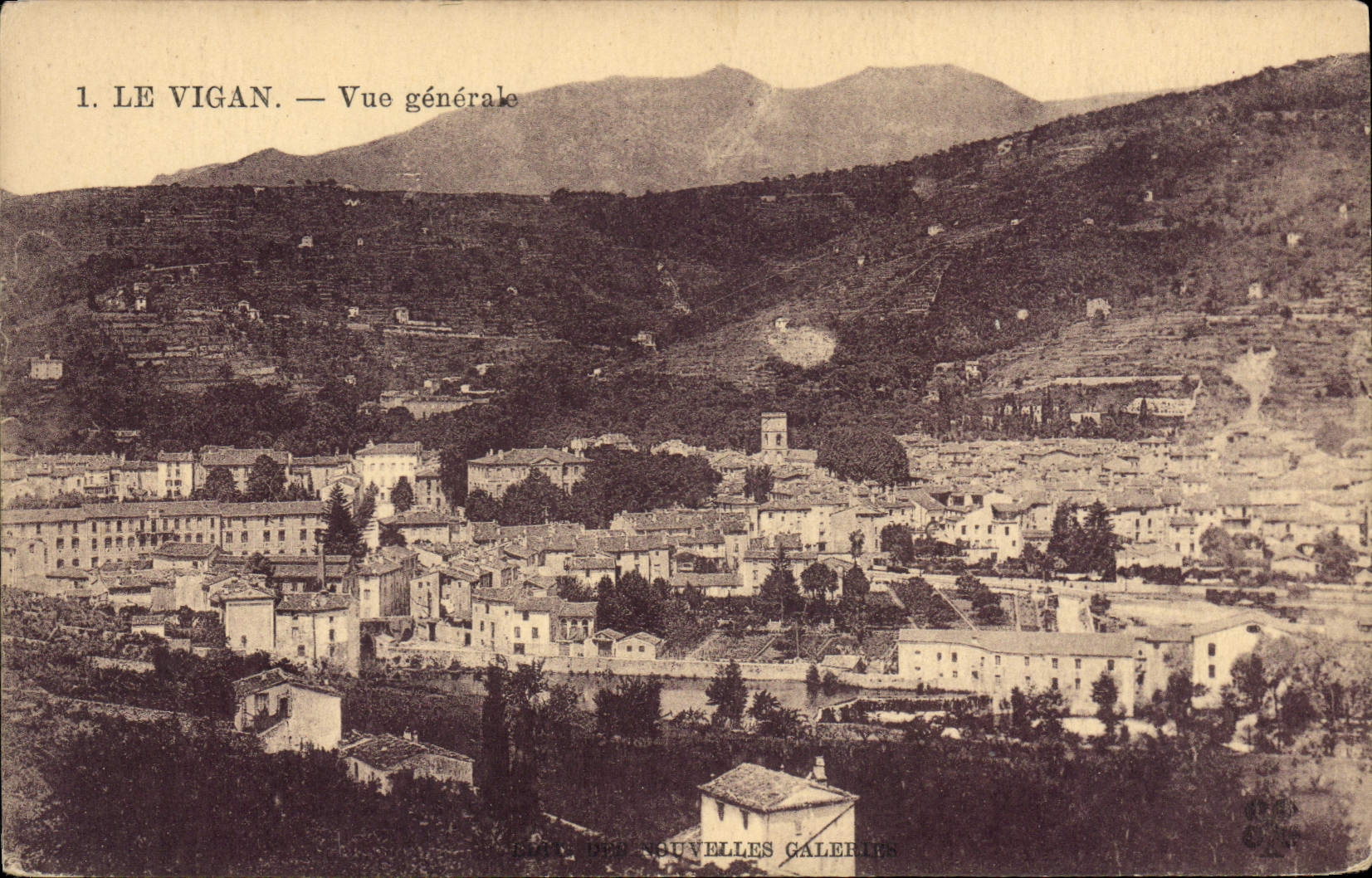 CPA Le Vigan Vue Generale