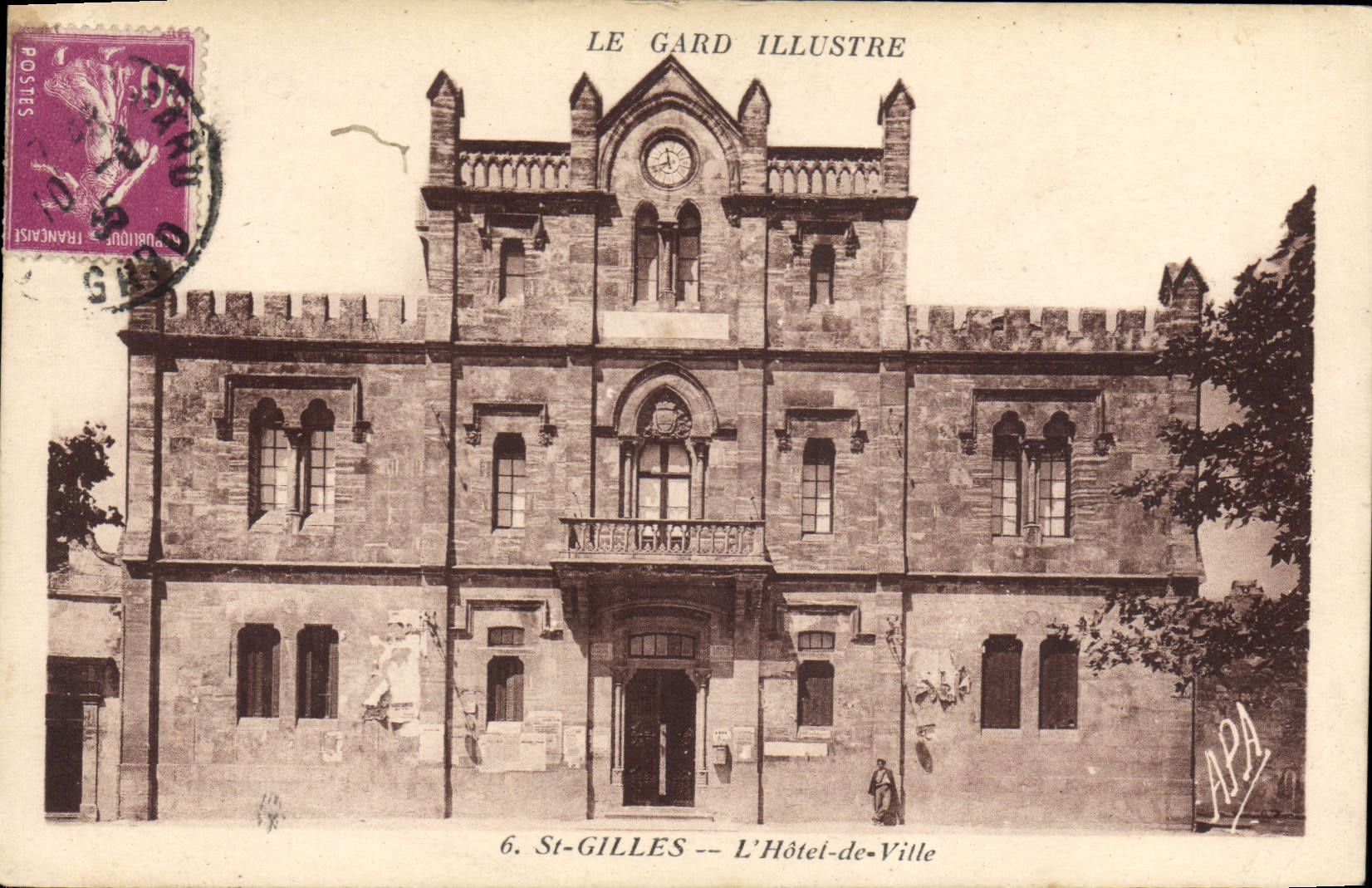 CPA St Gilles L'Hotel De Ville