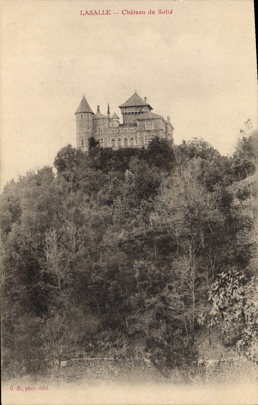 CPA Lasalle Chateau De Solie